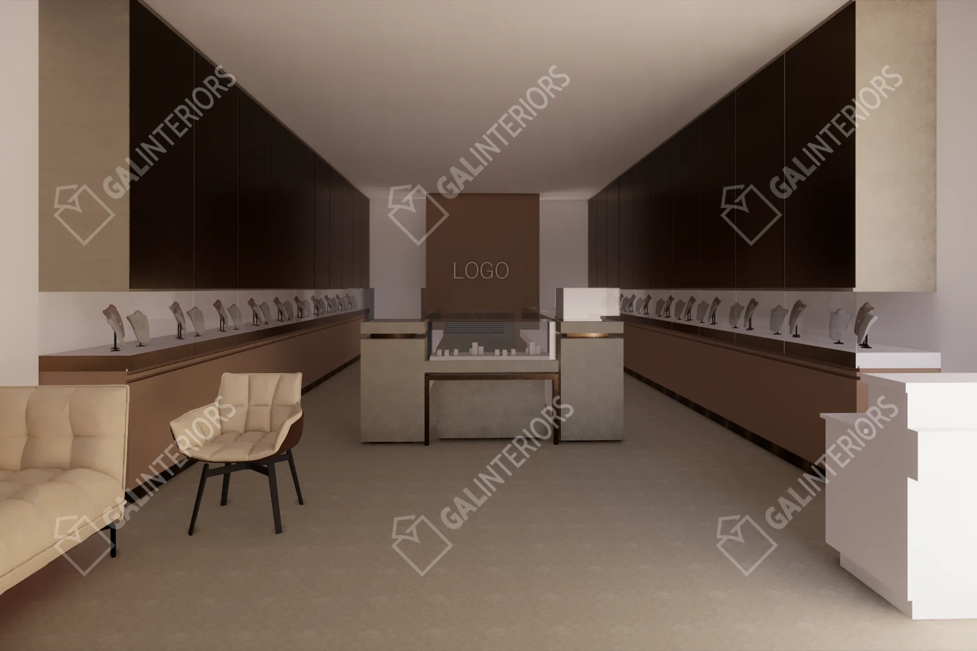 LEV JEWELERS — 3D Interior Visualization by Gal Interiors, photo 7