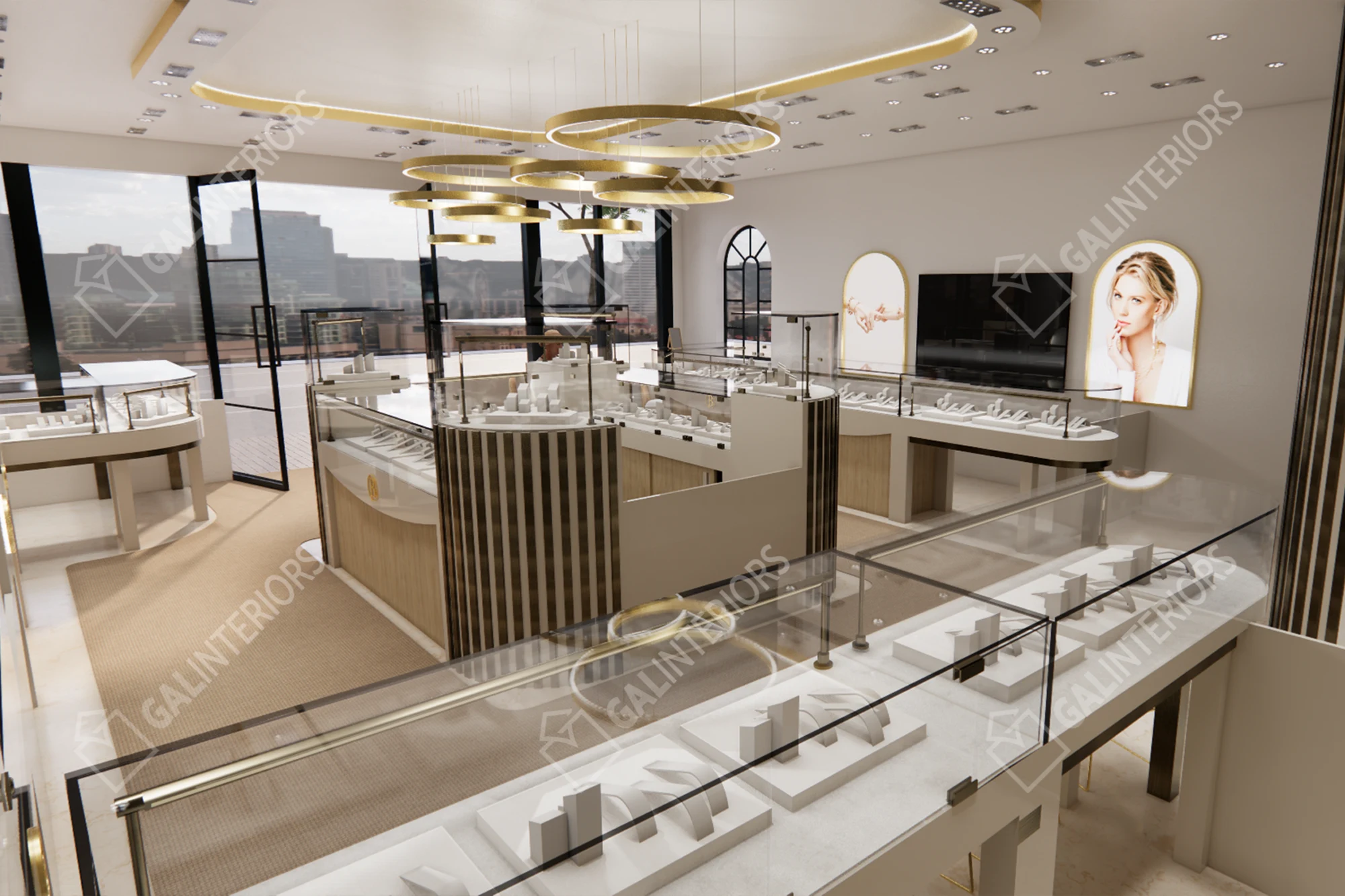 BASHINSKI JEWELRY — 3D Interior Visualization by Gal Interiors, photo 2