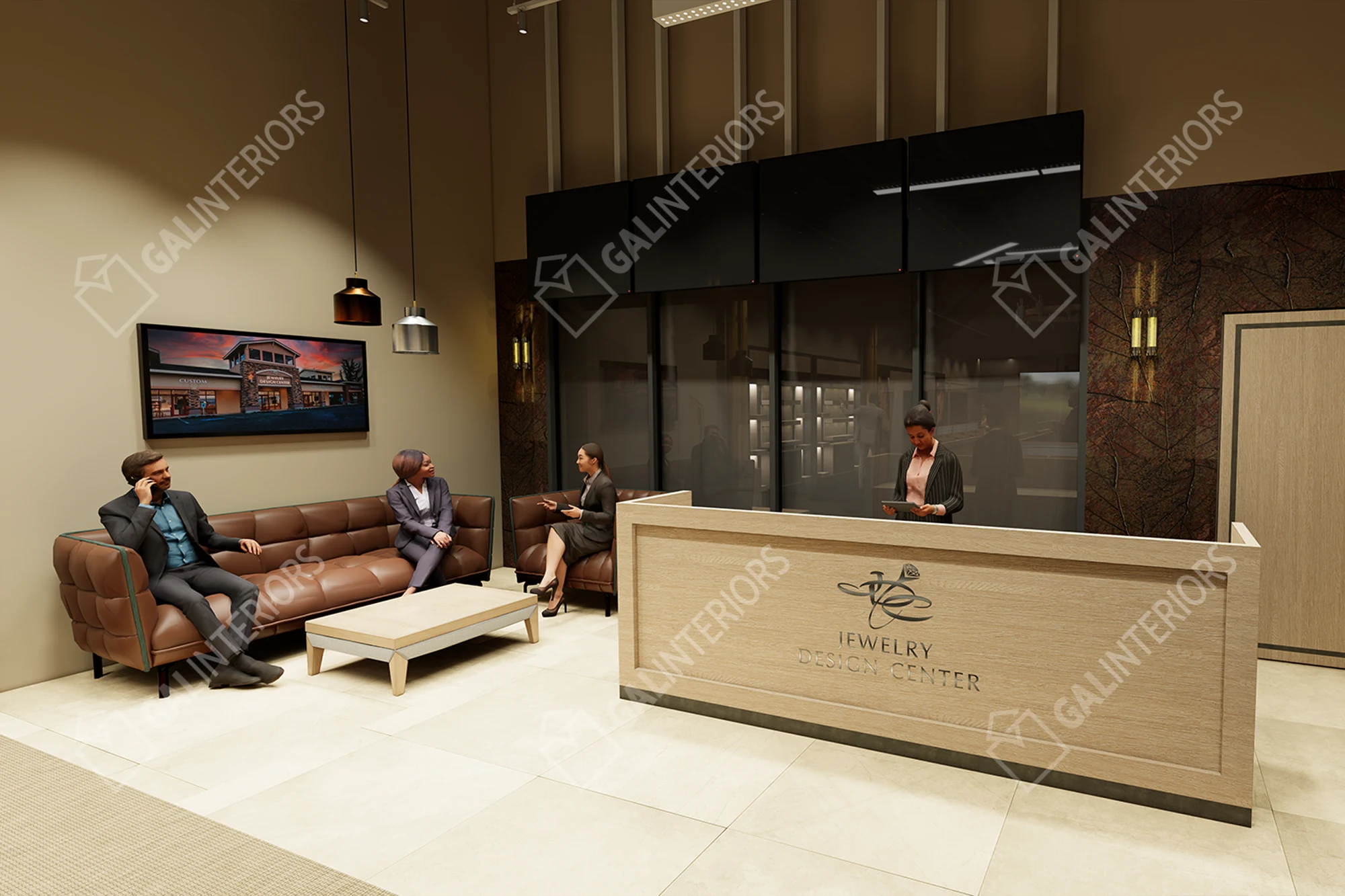 JEWELRY DESIGN CENTER — 3D Interior Visualization by Gal Interiors, photo 23