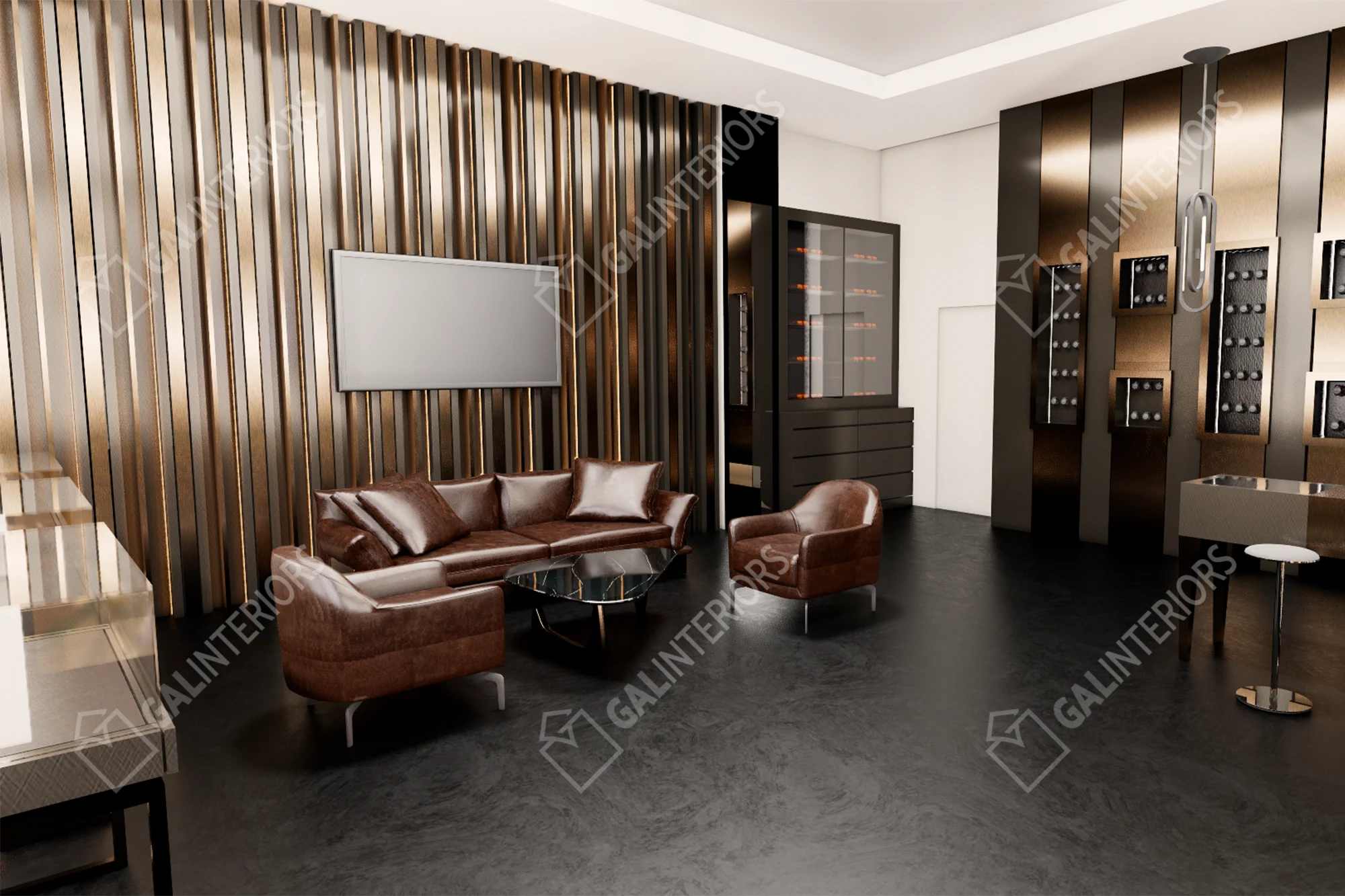 LUXURY CAVE — 3D Interior Visualization by Gal Interiors, photo 9