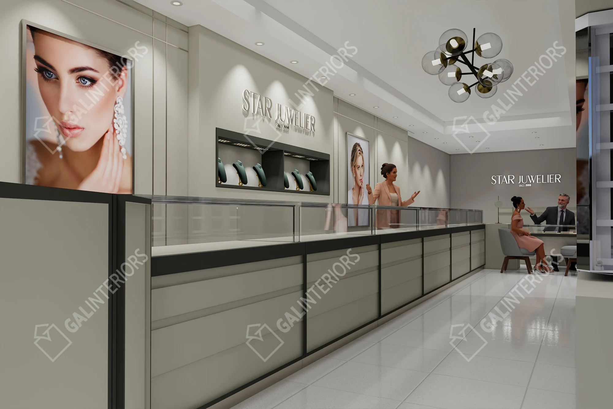 STAR JUWELIER — 3D Interior Visualization by Gal Interiors, photo 4