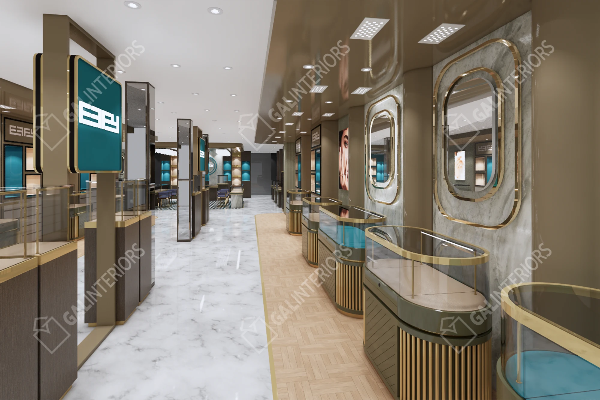 EFFY JEWELRY - NASSAU - 19 — 3D Interior Visualization by Gal Interiors, photo 11