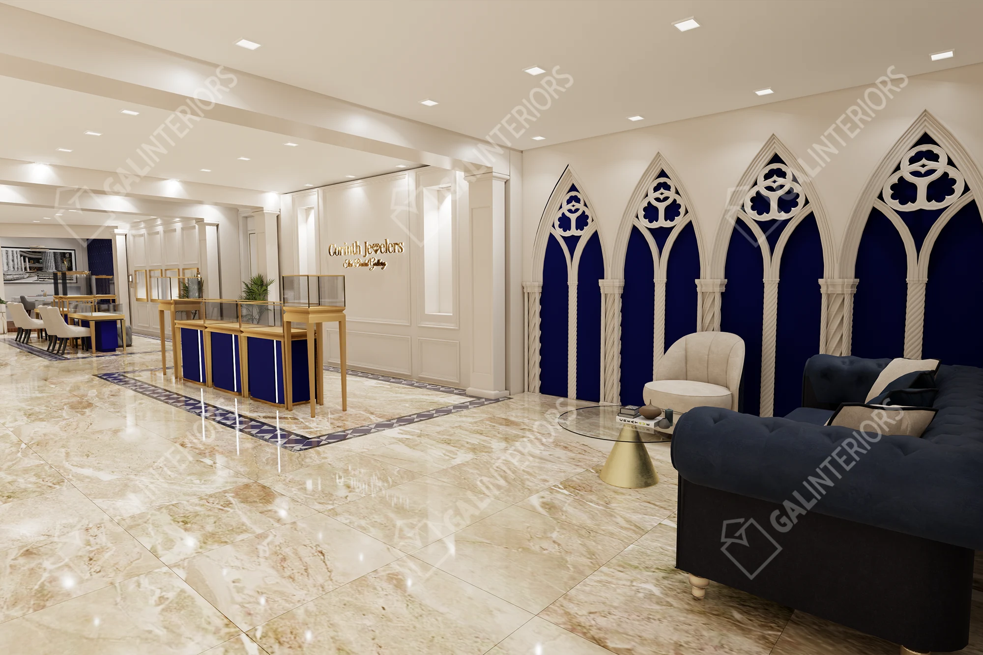 CORINTH JEWELERS — 3D Interior Visualization by Gal Interiors, photo 25