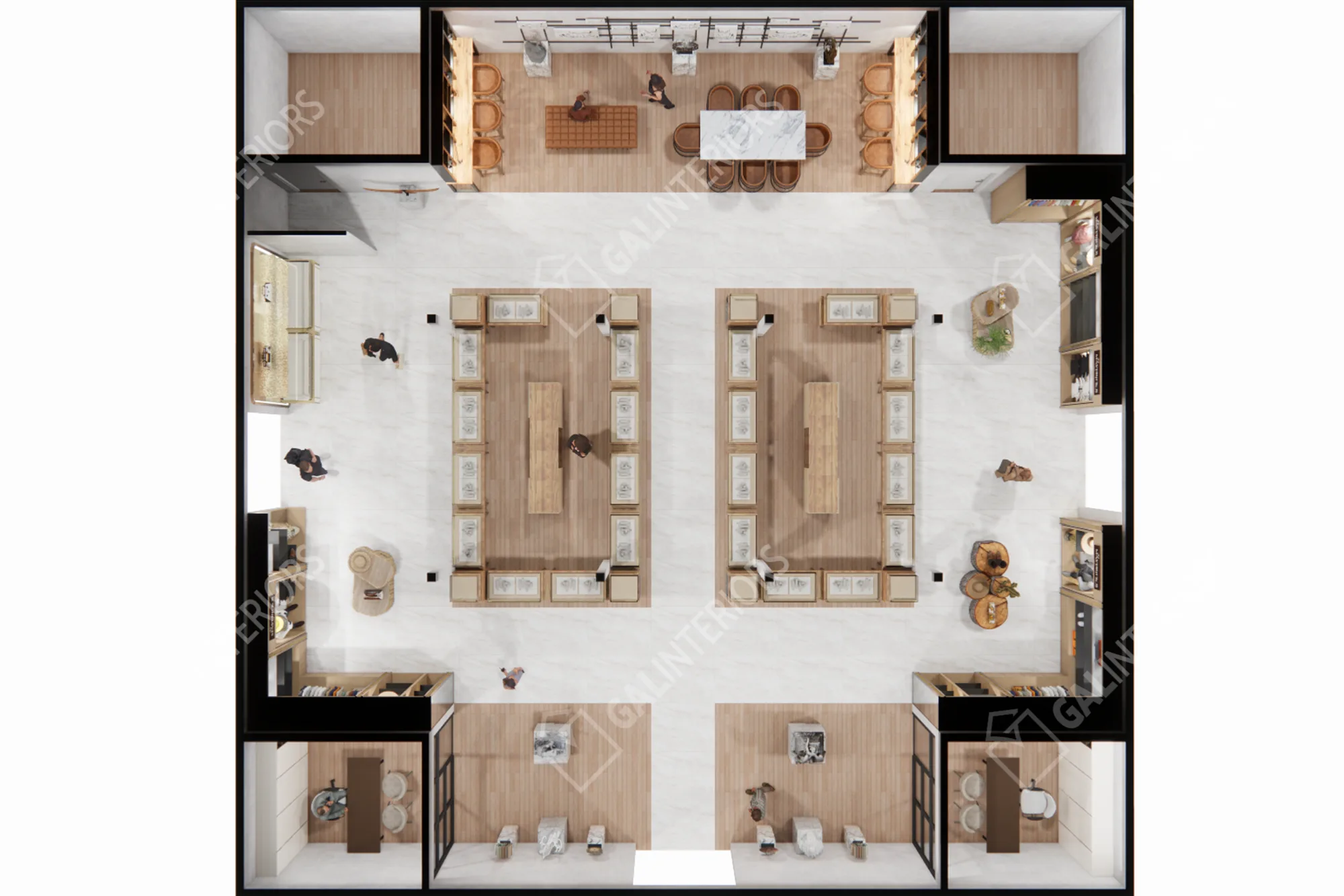 MAVERICK'S OF SANTA FE — 3D Interior Visualization by Gal Interiors, photo 7