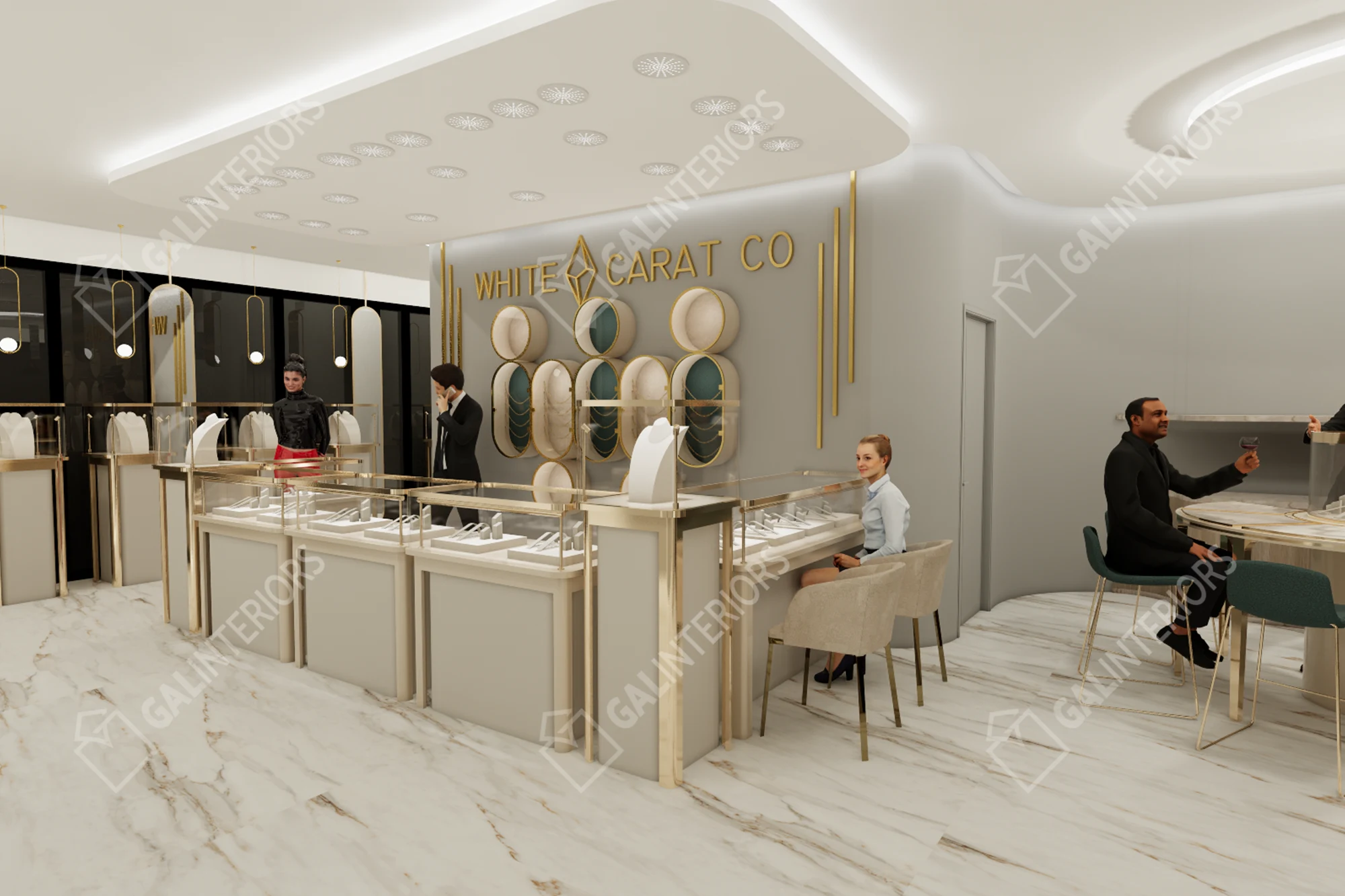 WHITE CARAT CO. — 3D Interior Visualization by Gal Interiors, photo 4