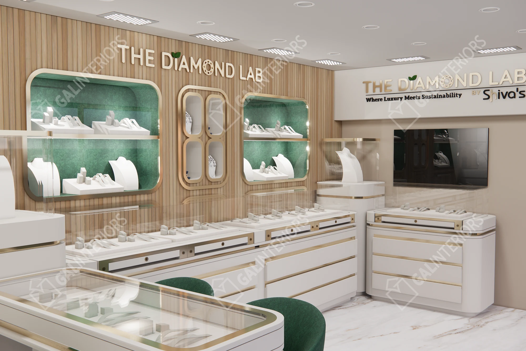 THE DIAMOND LAB - NOORD / ARUBA — 3D Interior Visualization by Gal Interiors, photo 4