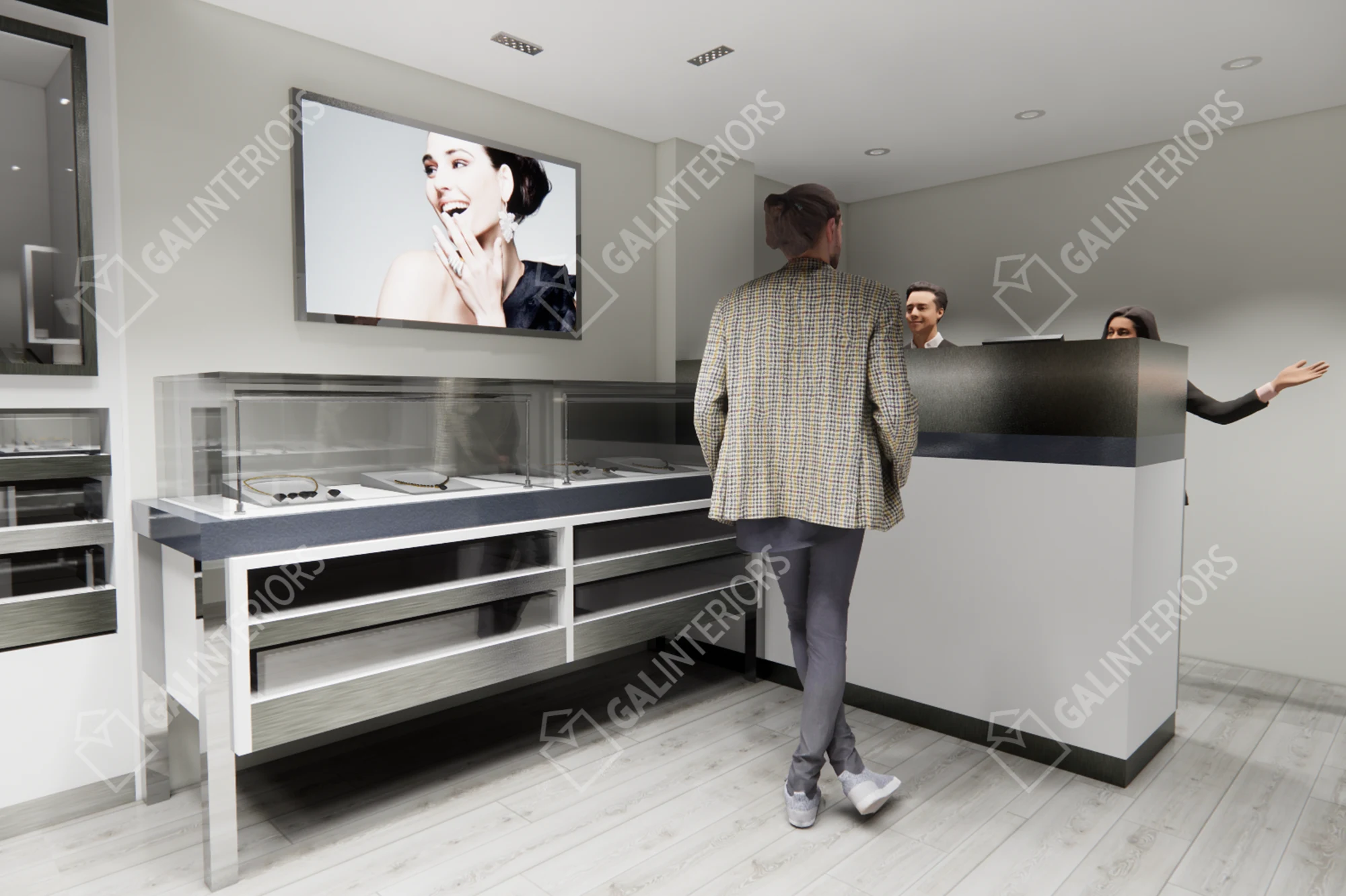 HILLCREST JEWELERS — 3D Interior Visualization by Gal Interiors, photo 3