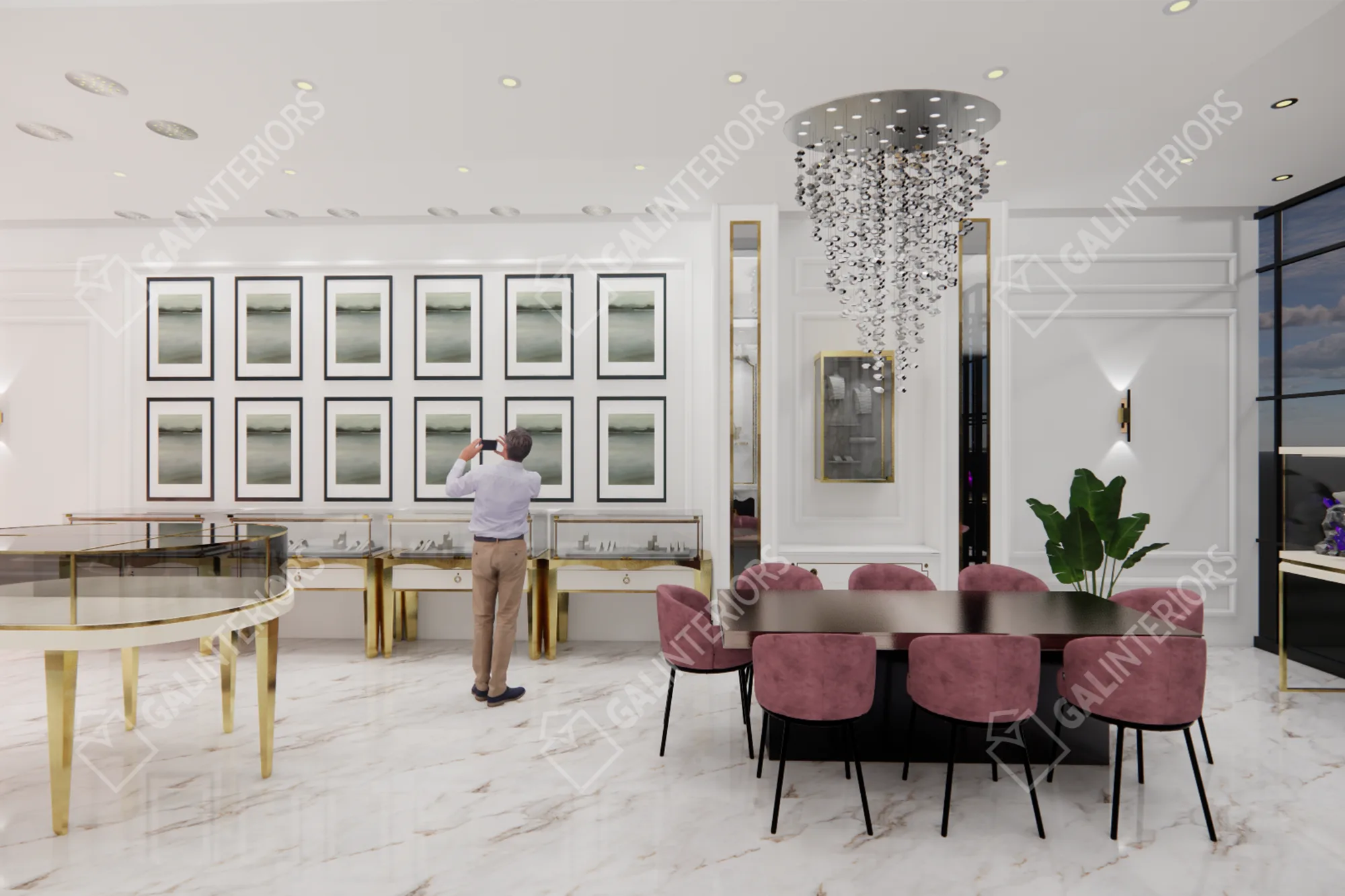 BRAX FINE JEWELRY — 3D Interior Visualization by Gal Interiors, photo 17