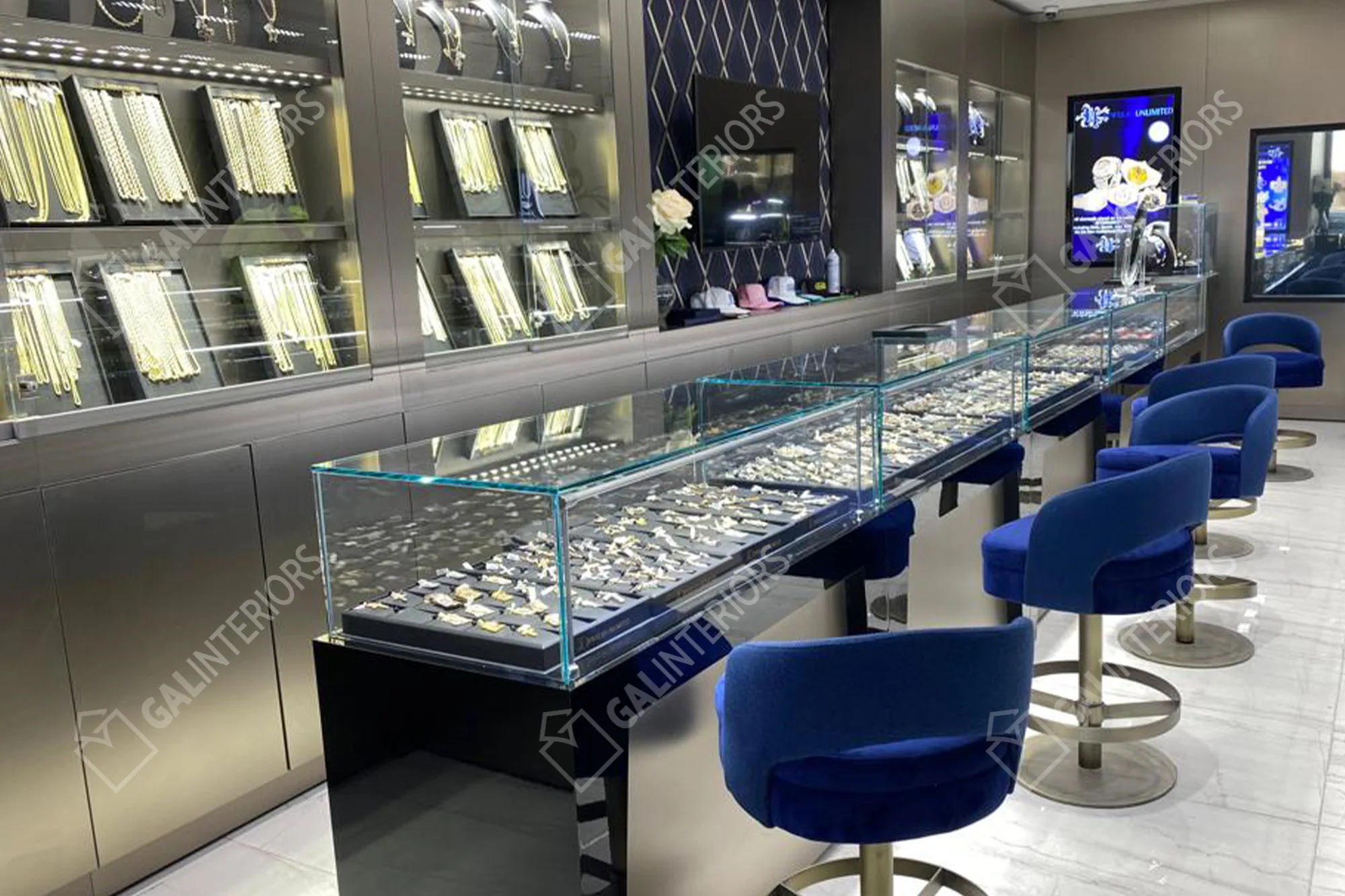 JEWELERY UNLIMITED — Jewelry Store Interior Design by Gal Interiors, photo 10