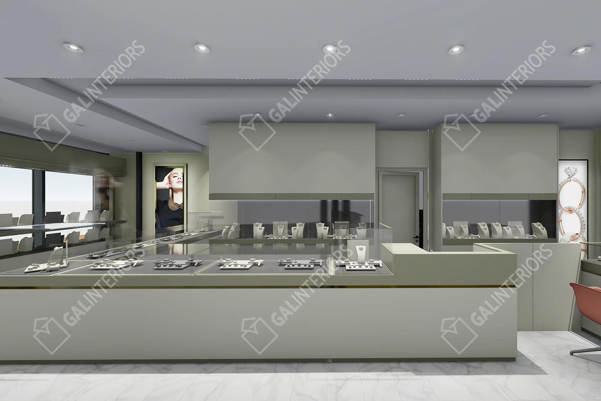 ASSOS — Jewelry Store Interior Design by Gal Interiors, photo 3