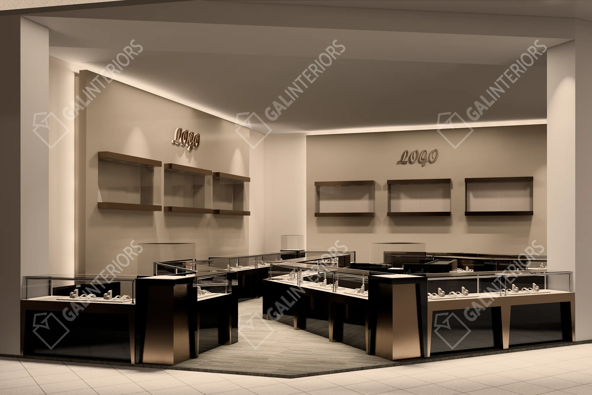 DIAMOND JEWELERS — 3D Interior Visualization by Gal Interiors, photo 18