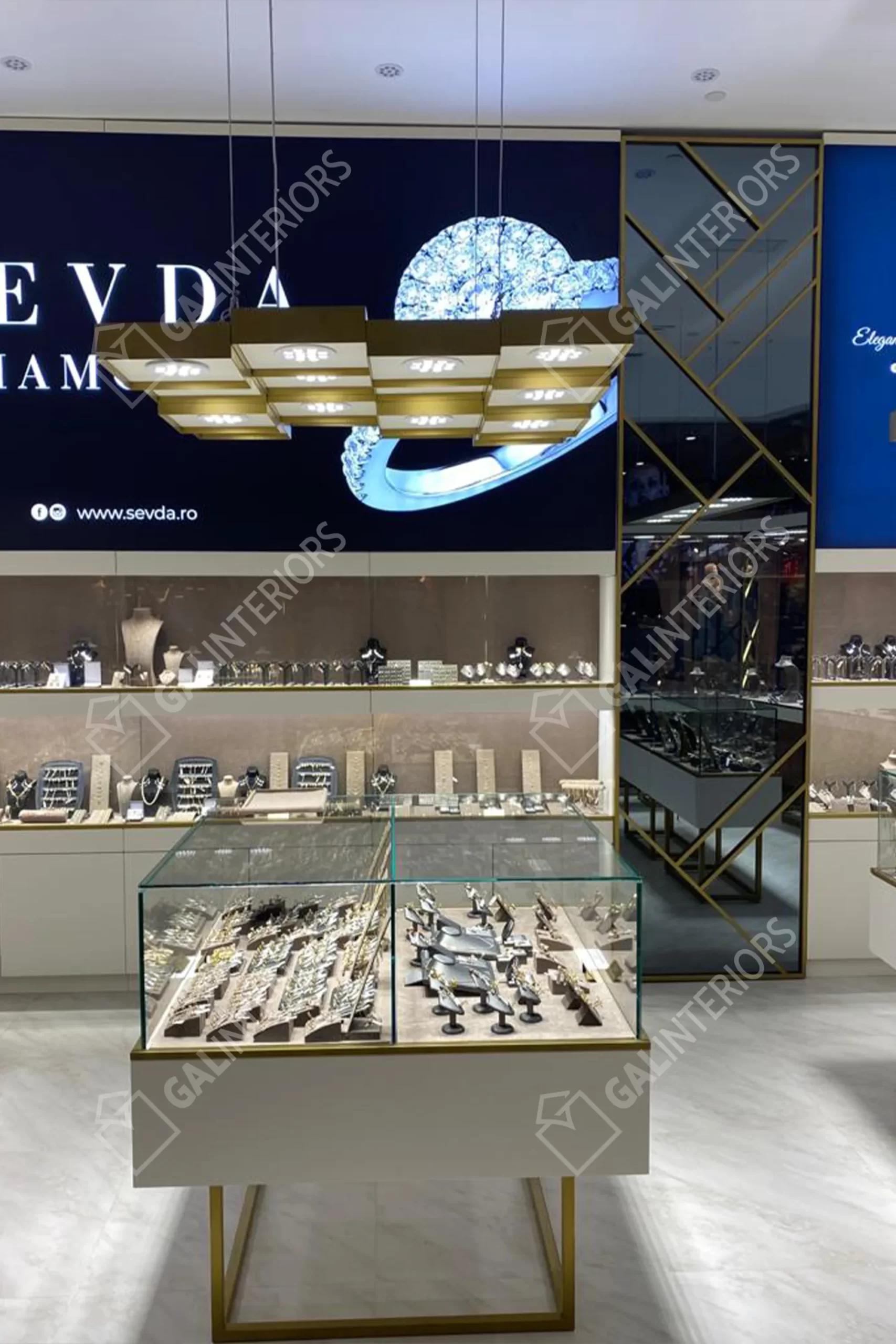 SEVDA DIAMONDS PROMENADA — Jewelry Store Interior Design by Gal Interiors, photo 7