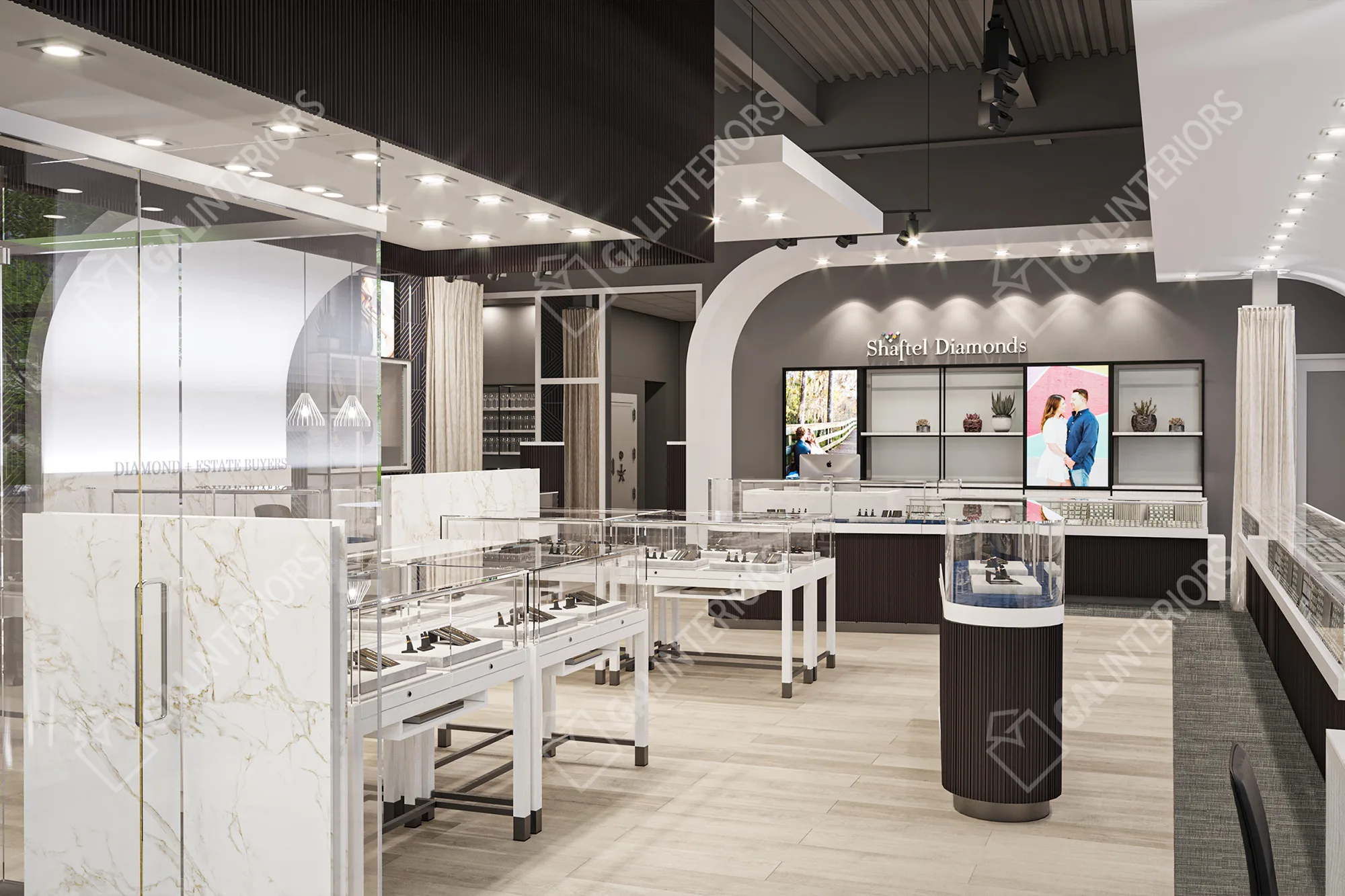 SHAFTEL DIAMONDS — Jewelry Store Interior Design by Gal Interiors, photo 5