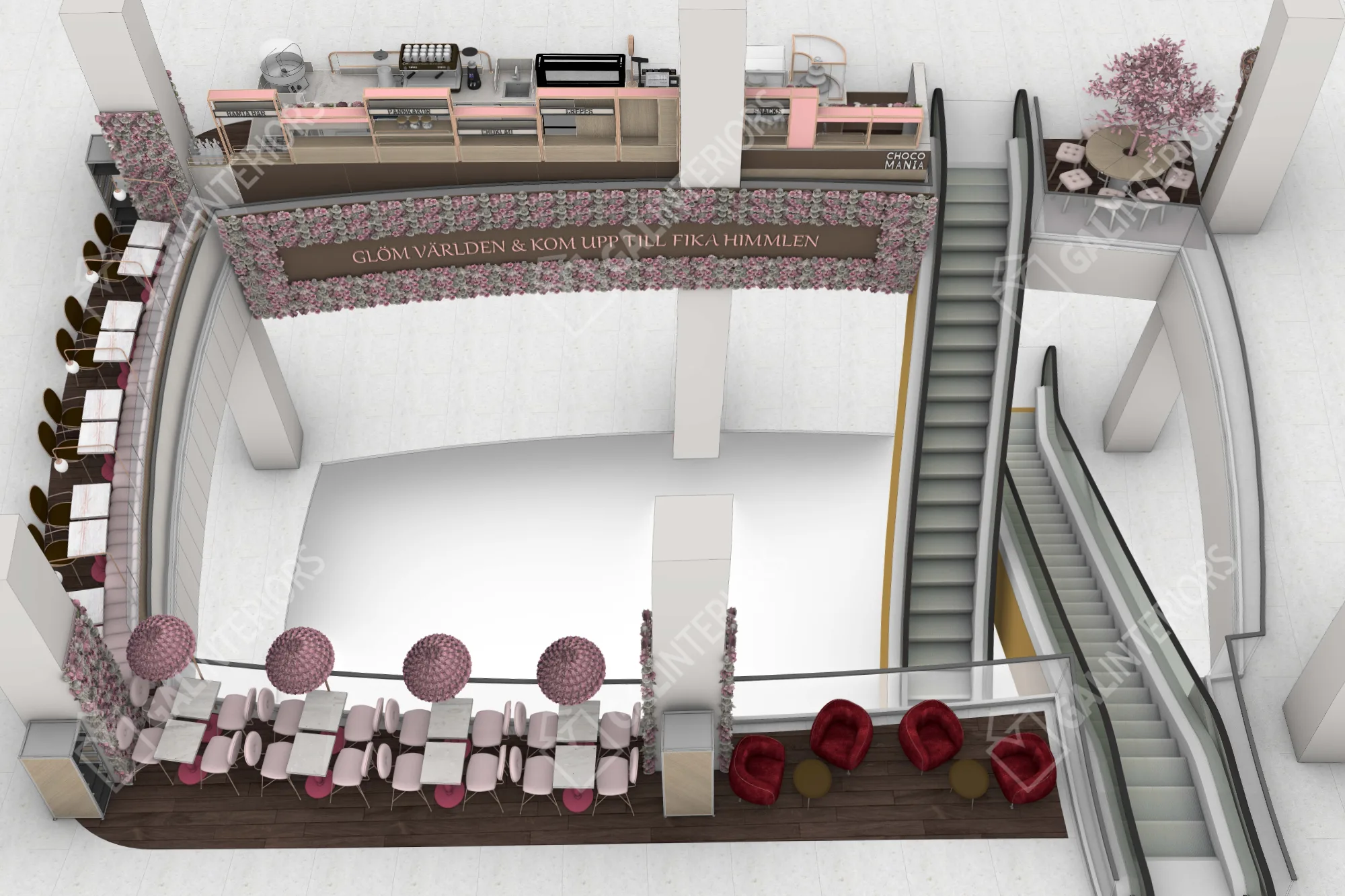 CHOCO MANIA-MALMO — 3D Interior Visualization by Gal Interiors, photo 7