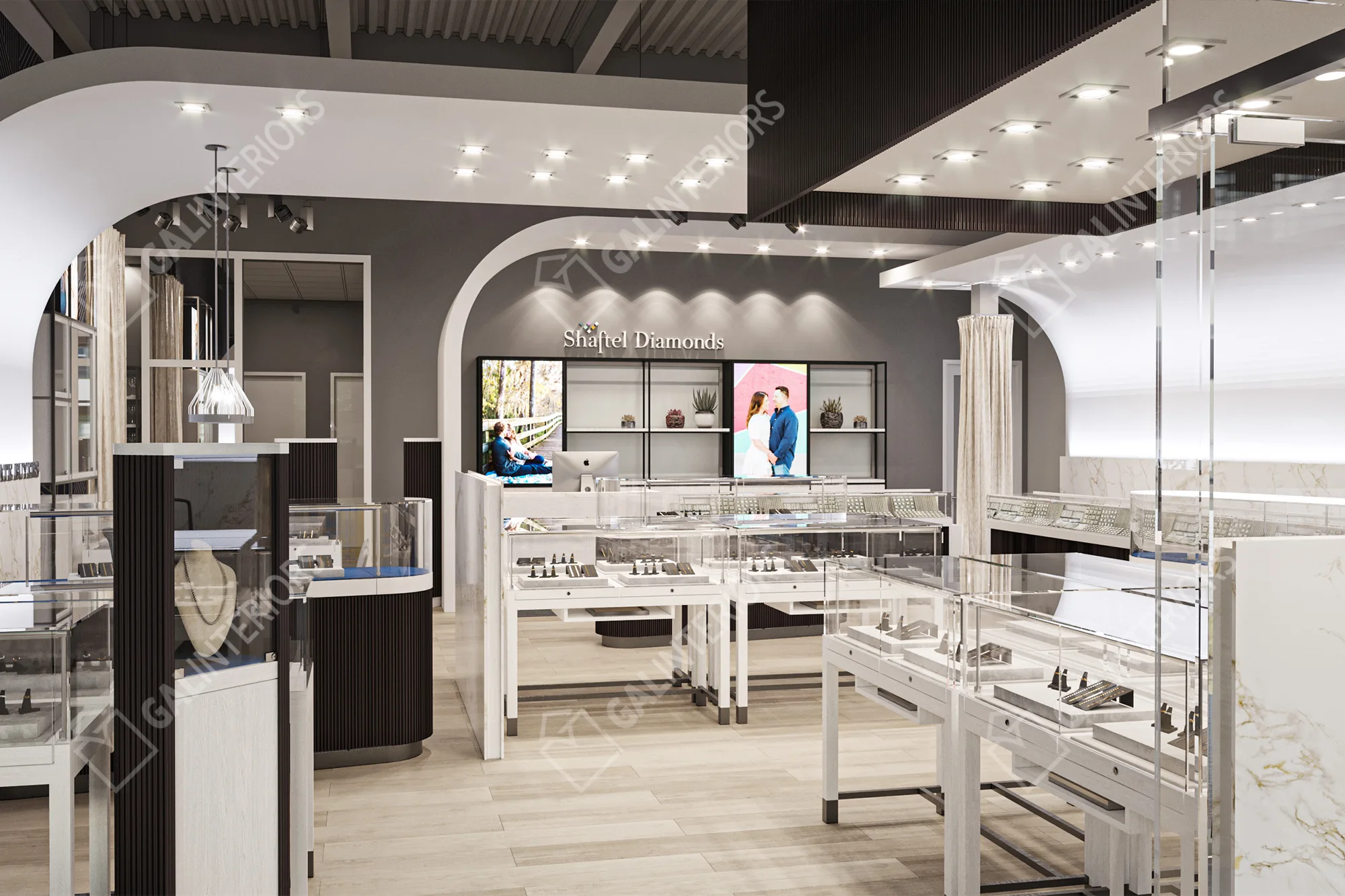 SHAFTEL DIAMONDS — Jewelry Store Interior Design by Gal Interiors, photo 8