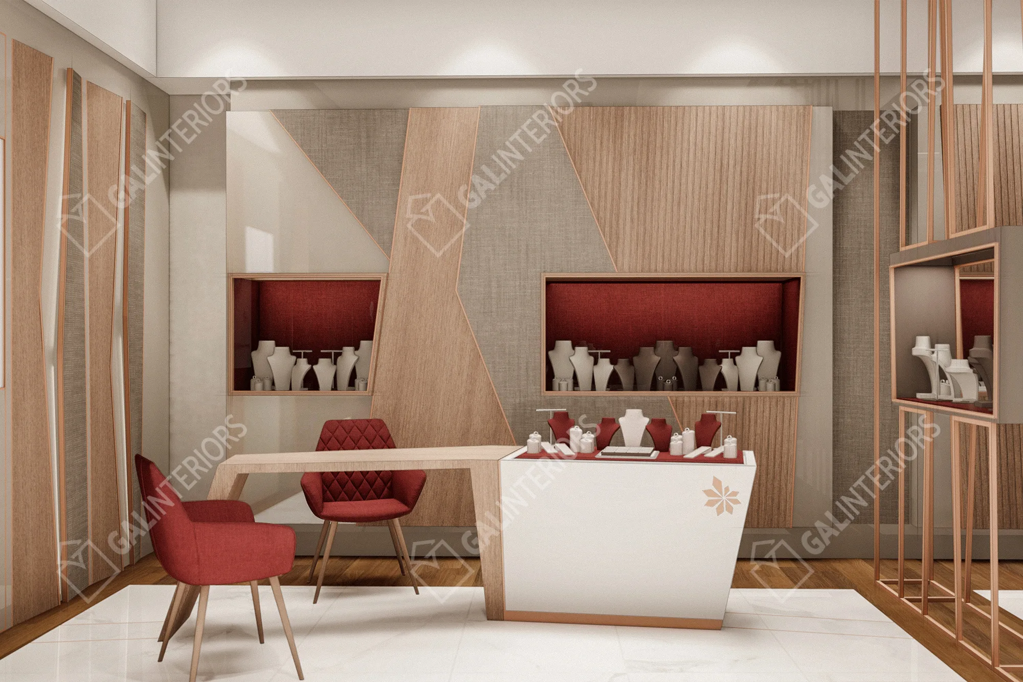 MUSALLI JEWELRY - HERAA MALL / JEDDAH — 3D Interior Visualization by Gal Interiors, photo 11
