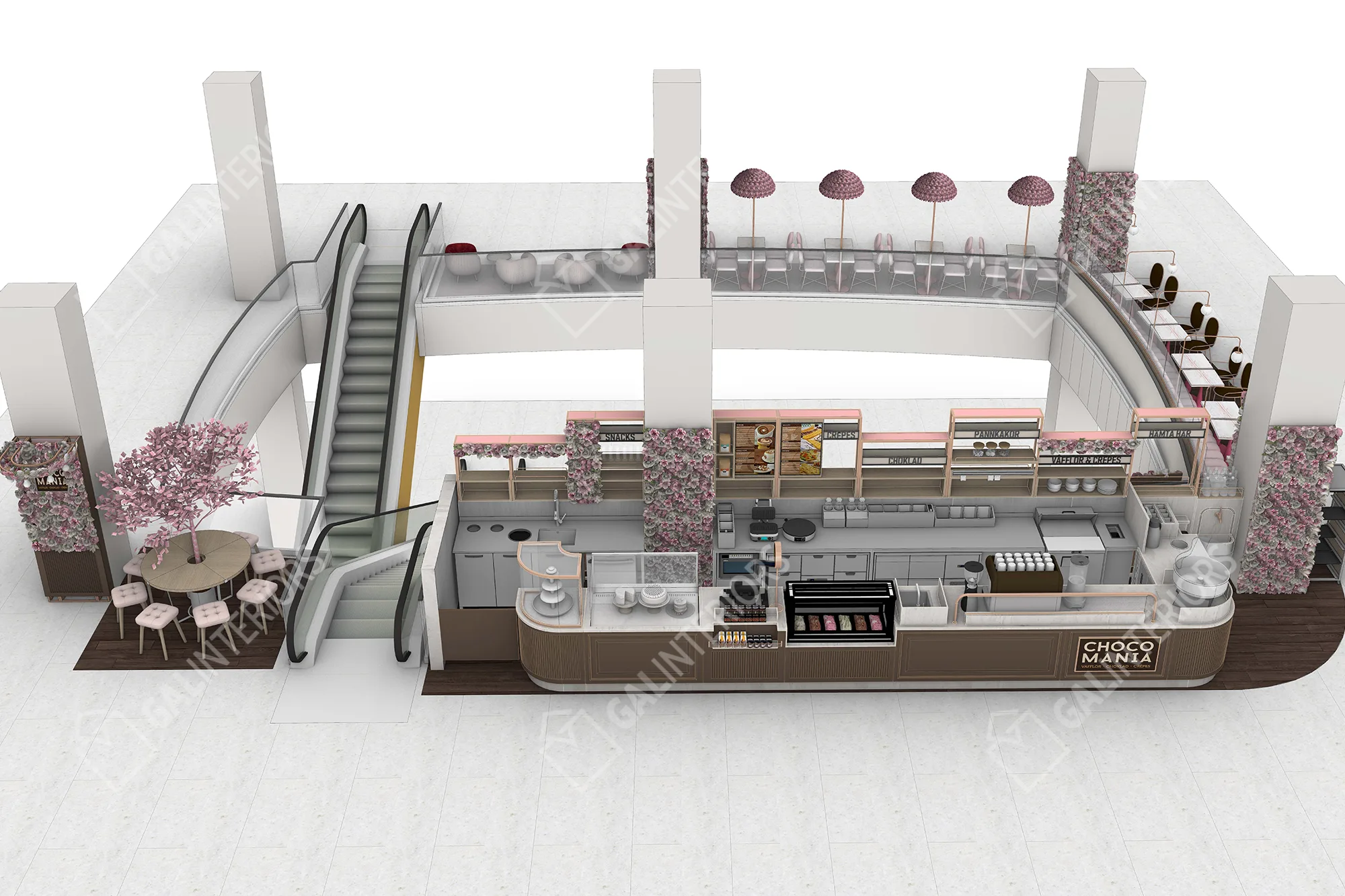 CHOCO MANIA-MALMO — 3D Interior Visualization by Gal Interiors, photo 11