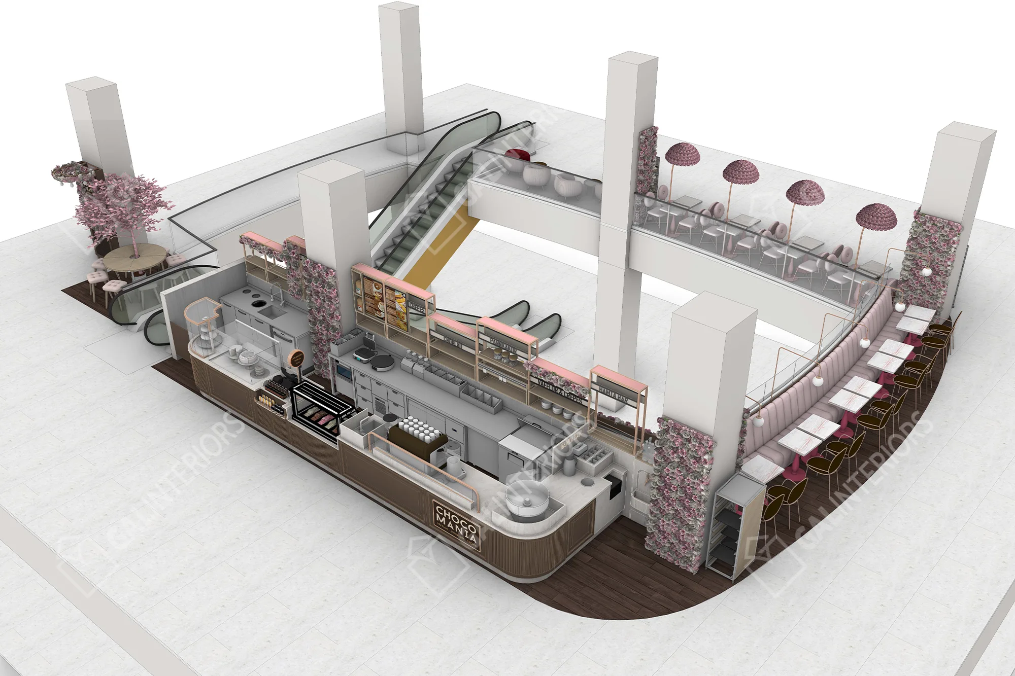 CHOCO MANIA-MALMO — 3D Interior Visualization by Gal Interiors, photo 10