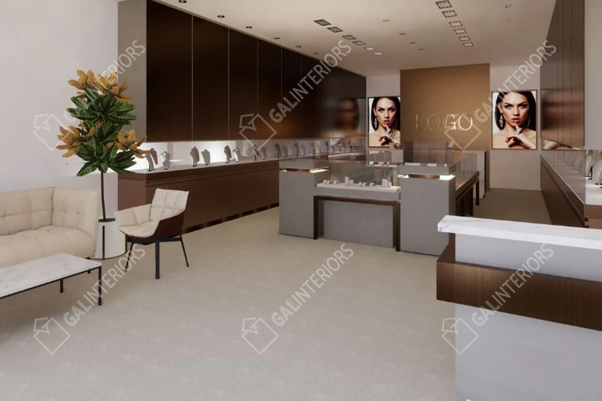 LEV JEWELERS — 3D Interior Visualization by Gal Interiors, photo 12
