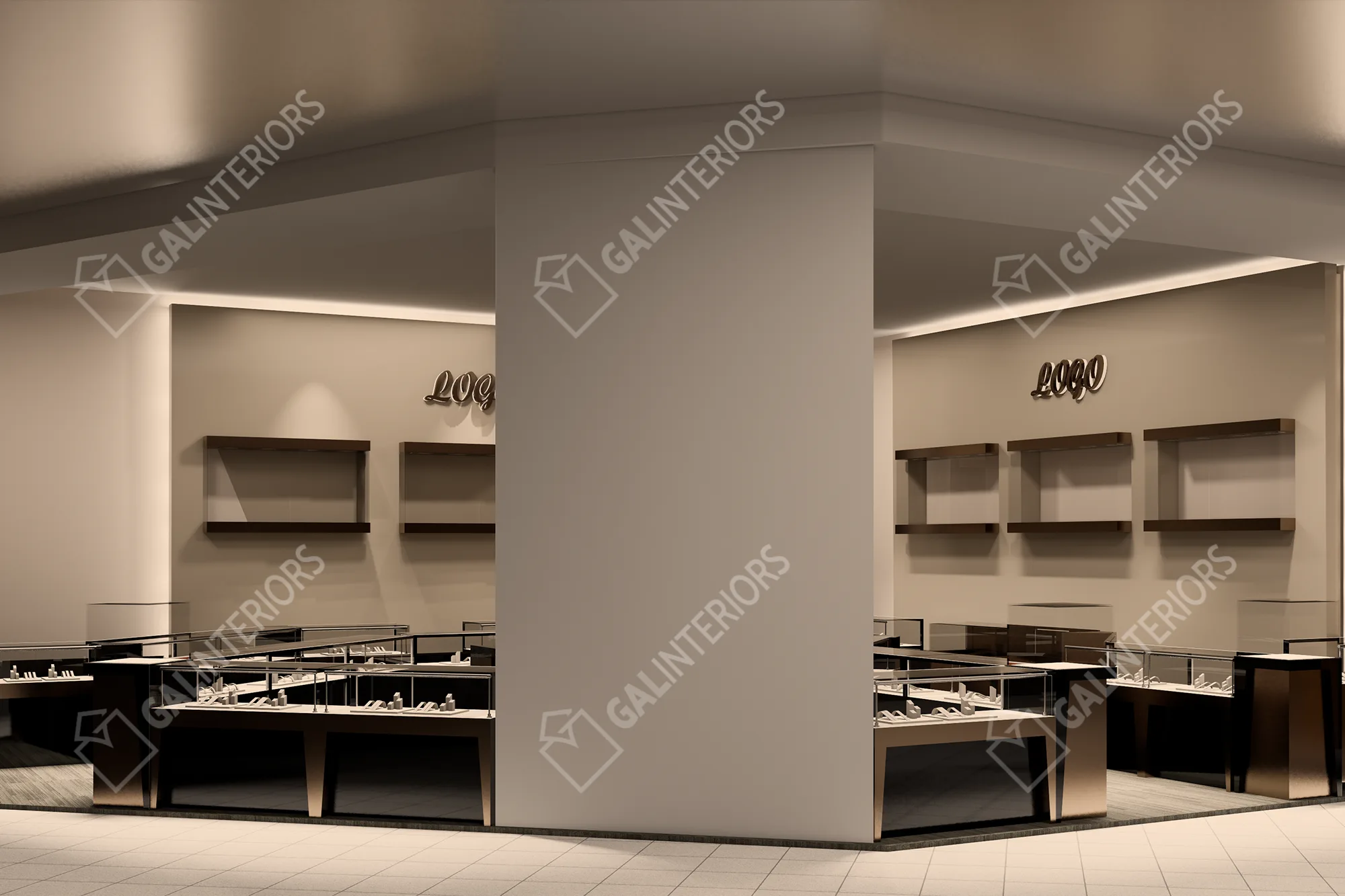 DIAMOND JEWELERS — 3D Interior Visualization by Gal Interiors, photo 20