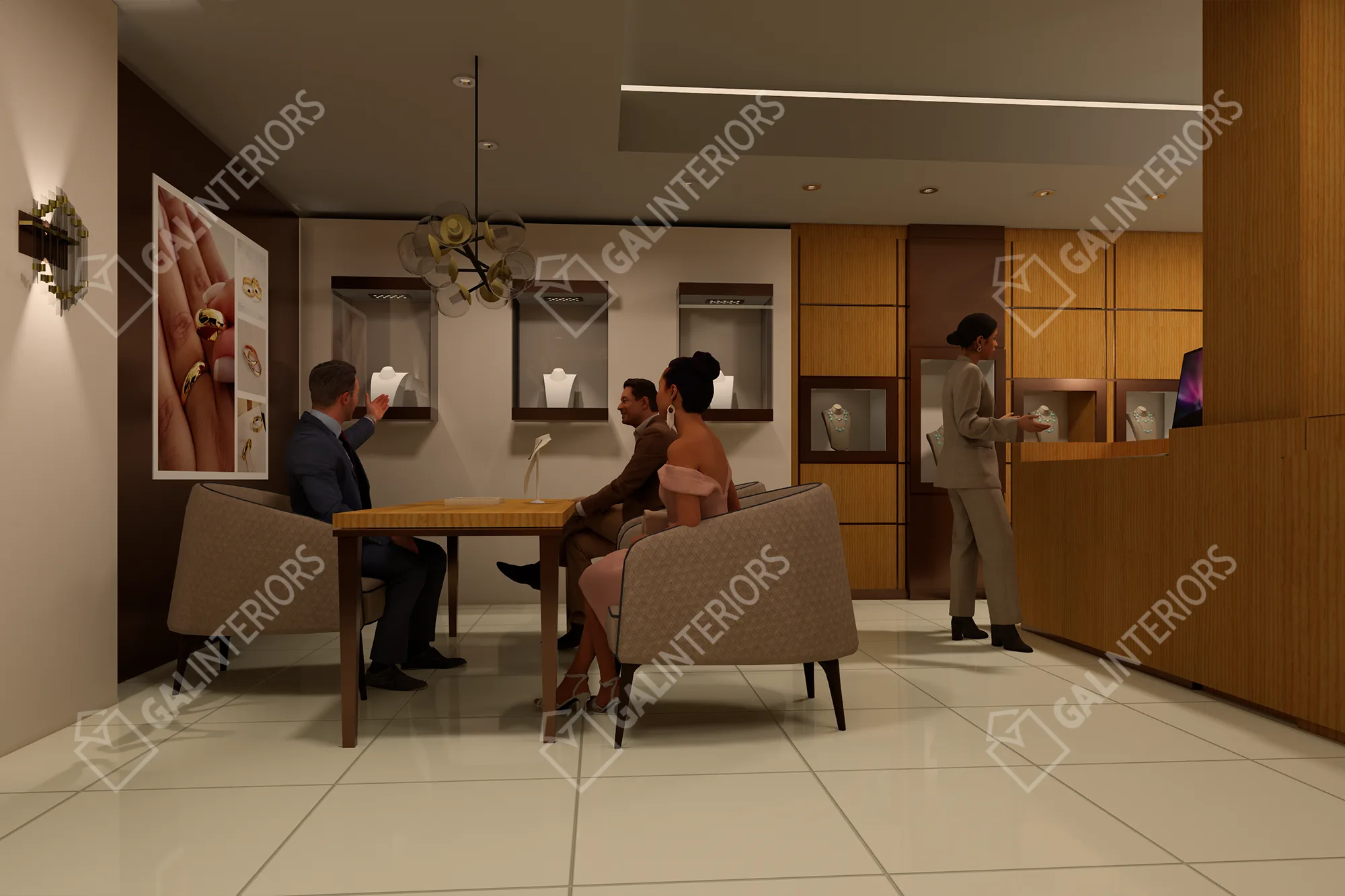 UHREN PAUL SCHMUCK — 3D Interior Visualization by Gal Interiors, photo 24