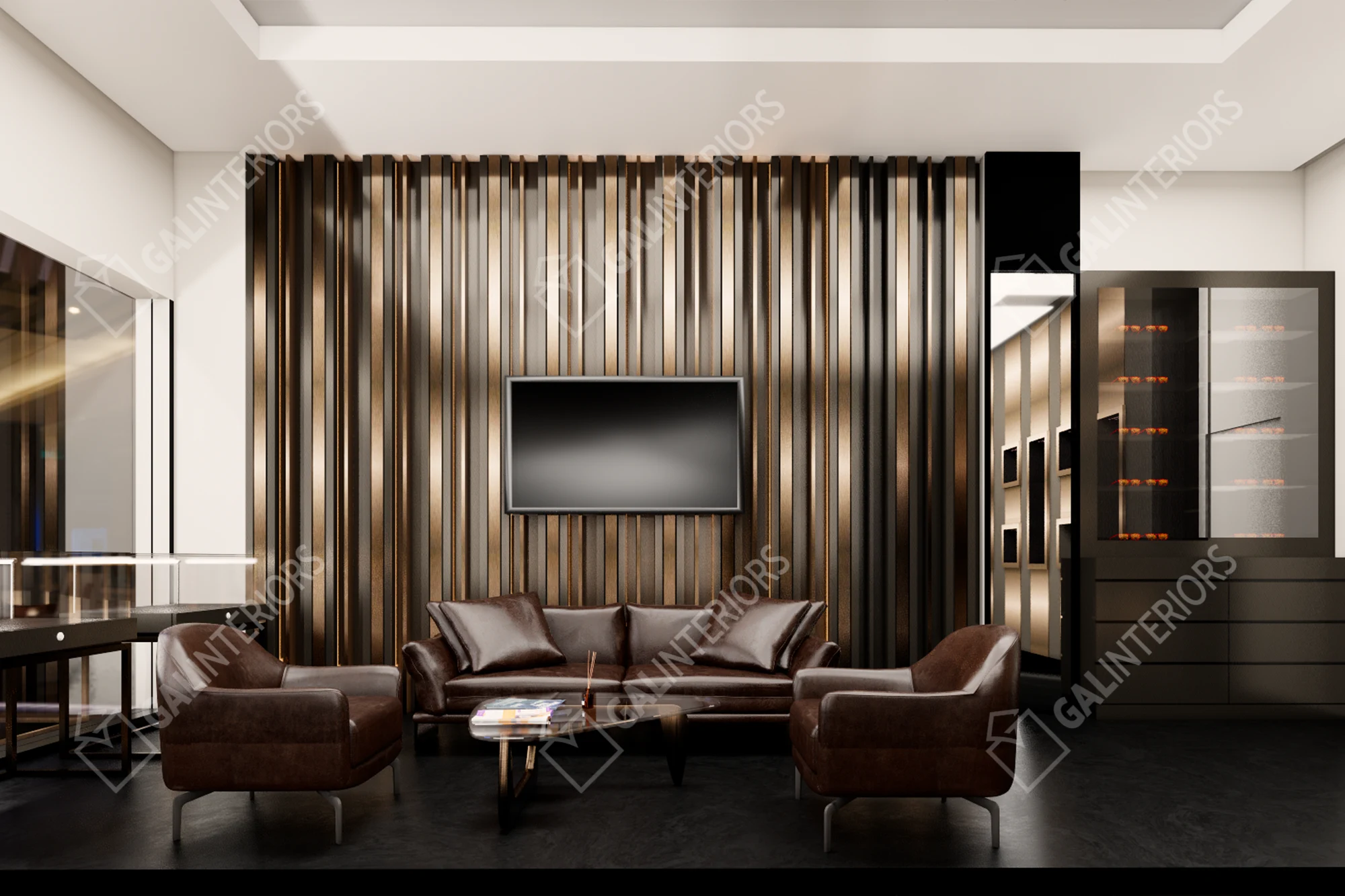 LUXURY CAVE — 3D Interior Visualization by Gal Interiors, photo 12