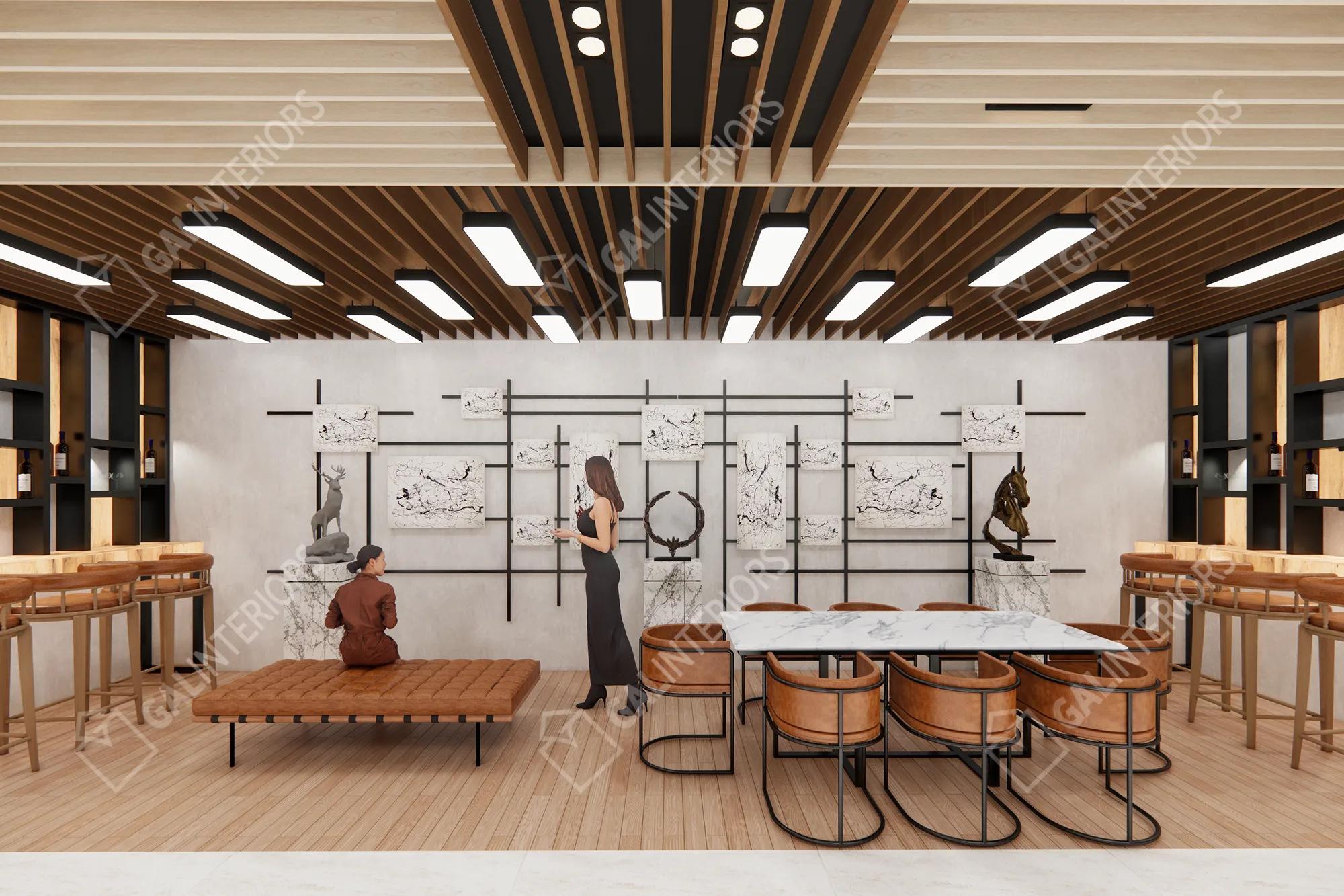 MAVERICK'S OF SANTA FE — 3D Interior Visualization by Gal Interiors, photo 4