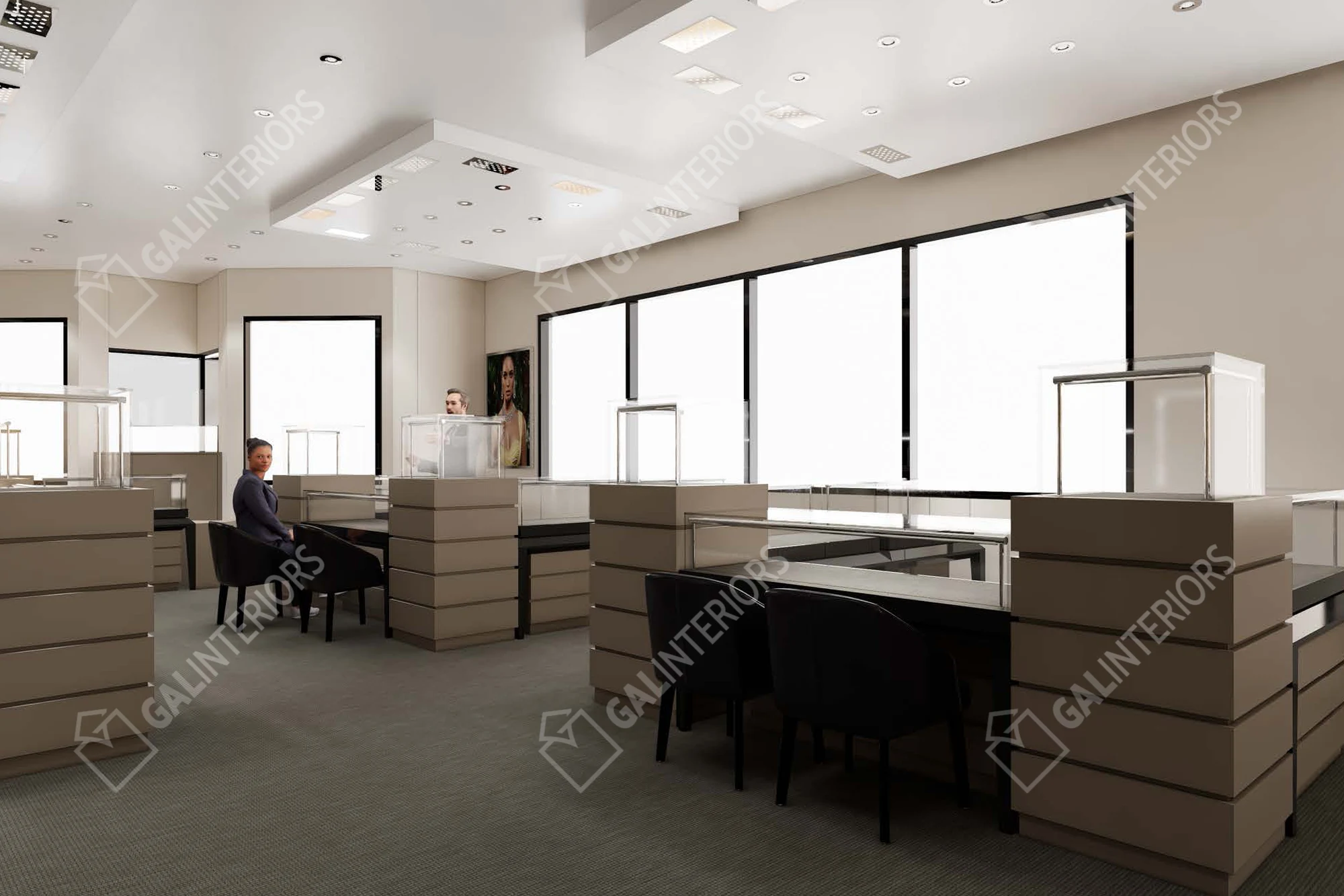 MORGAN'S JEWELRY — 3D Interior Visualization by Gal Interiors, photo 4