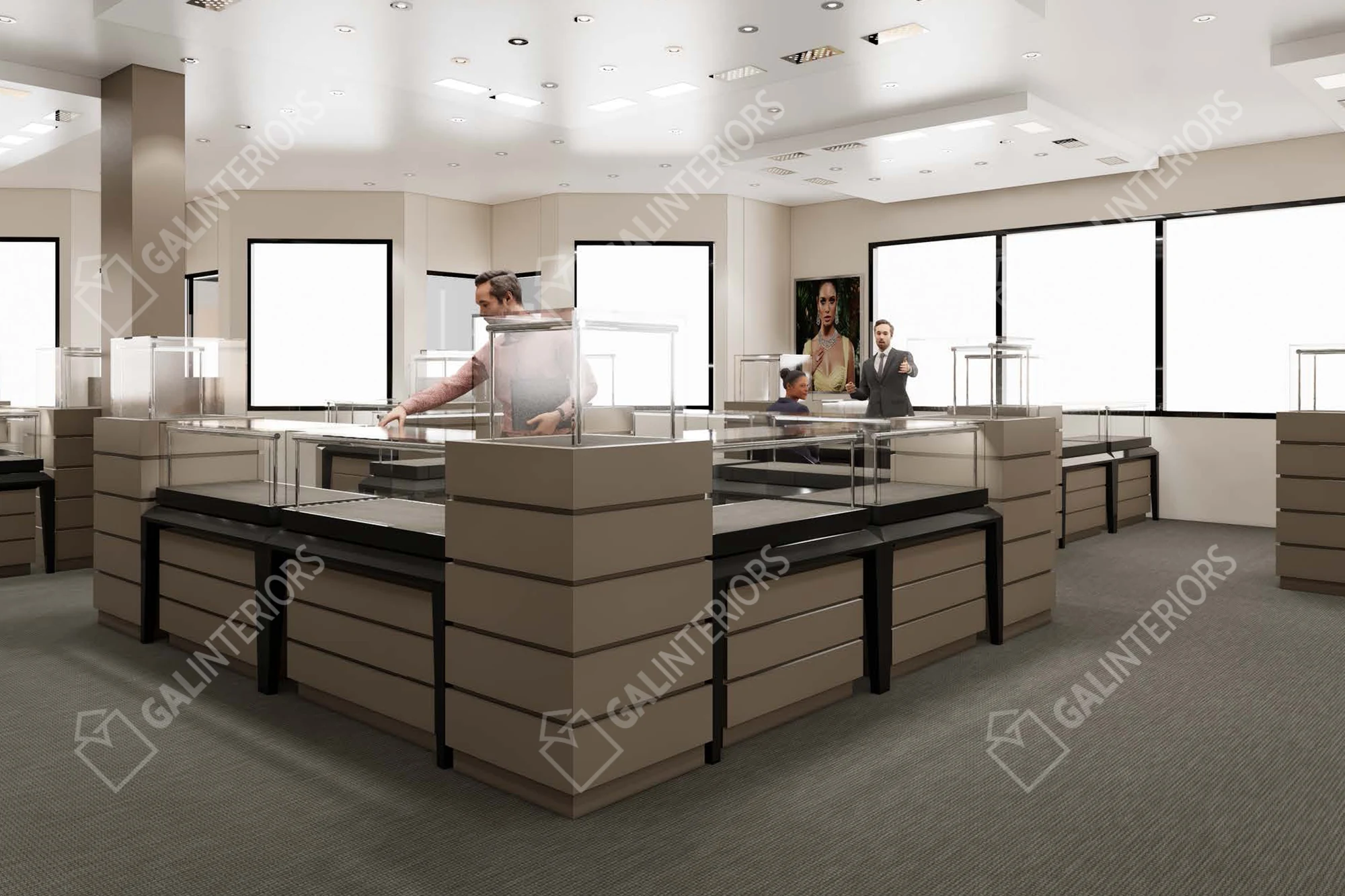 MORGAN'S JEWELRY — 3D Interior Visualization by Gal Interiors, photo 5