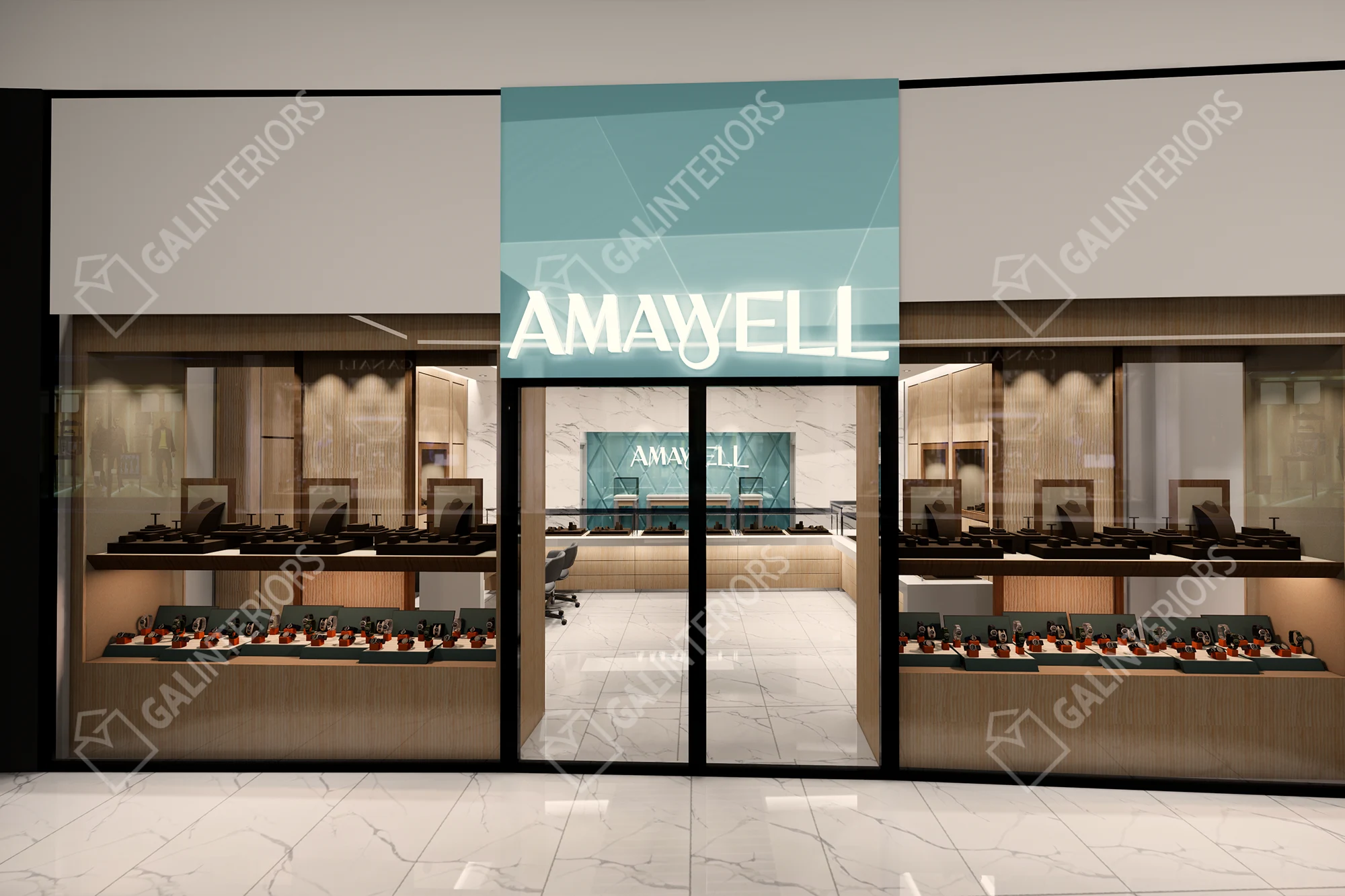 AMAWELL JEWELS — 3D Interior Visualization by Gal Interiors, photo 6