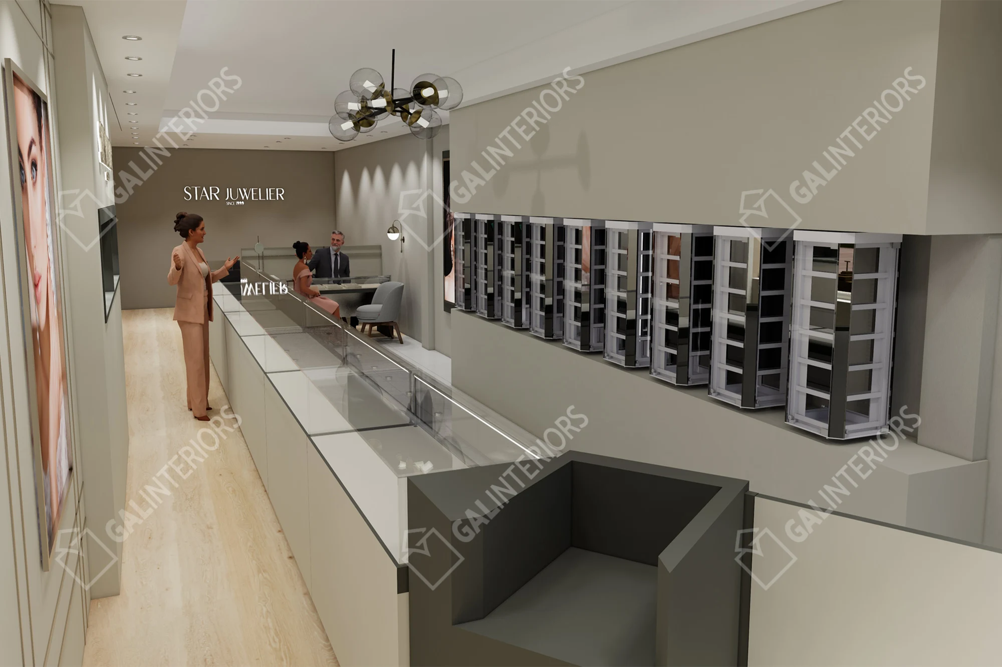 STAR JUWELIER — 3D Interior Visualization by Gal Interiors, photo 14
