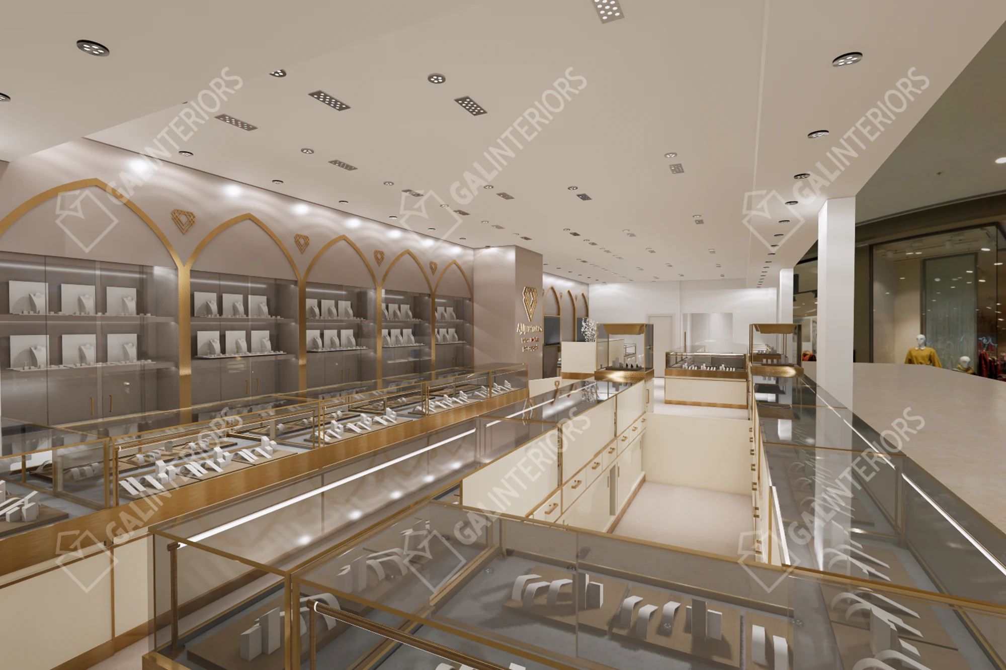 AJI JEWELERS — Jewelry Store Interior Design by Gal Interiors, photo 6