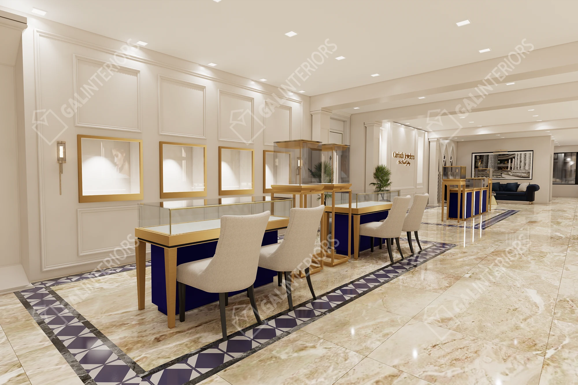 CORINTH JEWELERS — 3D Interior Visualization by Gal Interiors, photo 28
