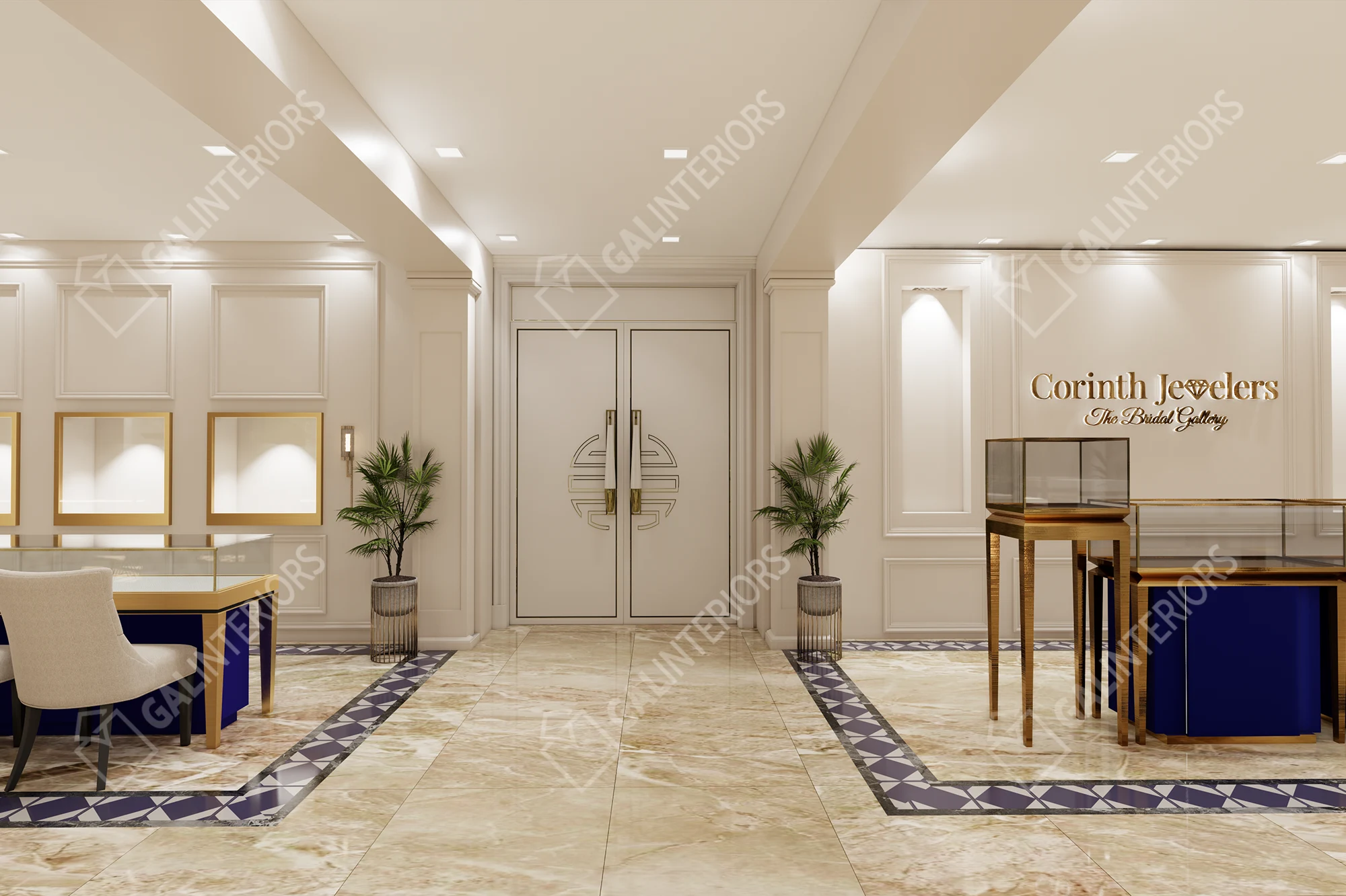 CORINTH JEWELERS — 3D Interior Visualization by Gal Interiors, photo 29