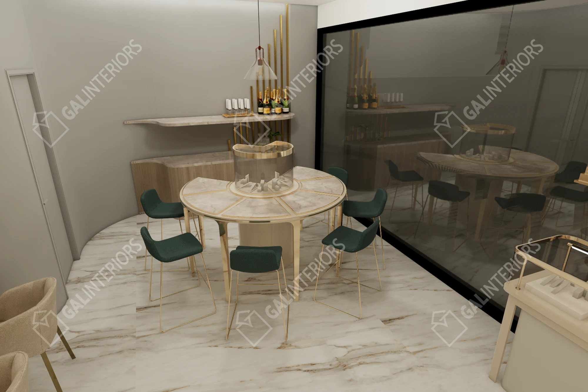 WHITE CARAT CO. — 3D Interior Visualization by Gal Interiors, photo 3