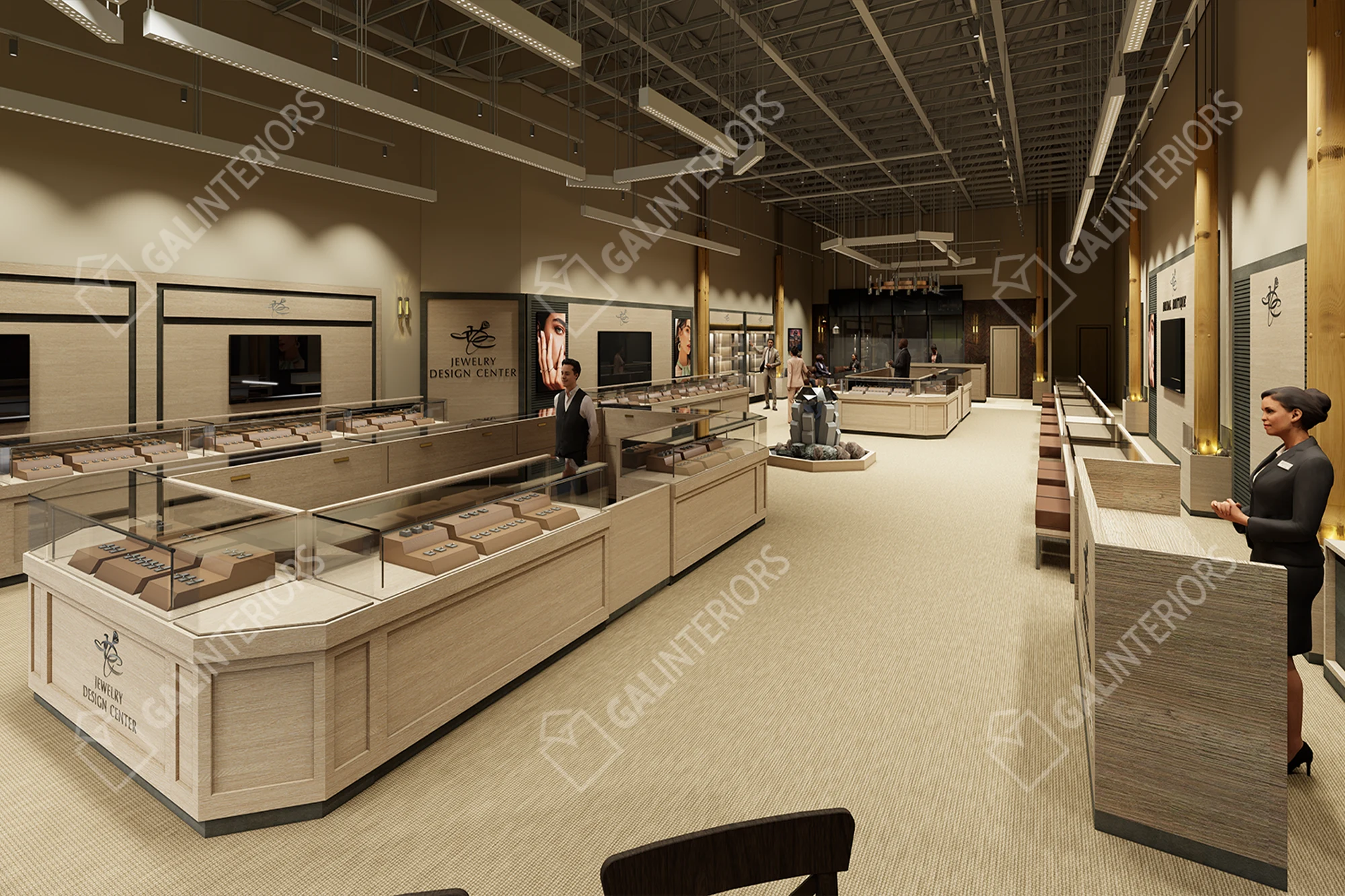 JEWELRY DESIGN CENTER — 3D Interior Visualization by Gal Interiors, photo 18