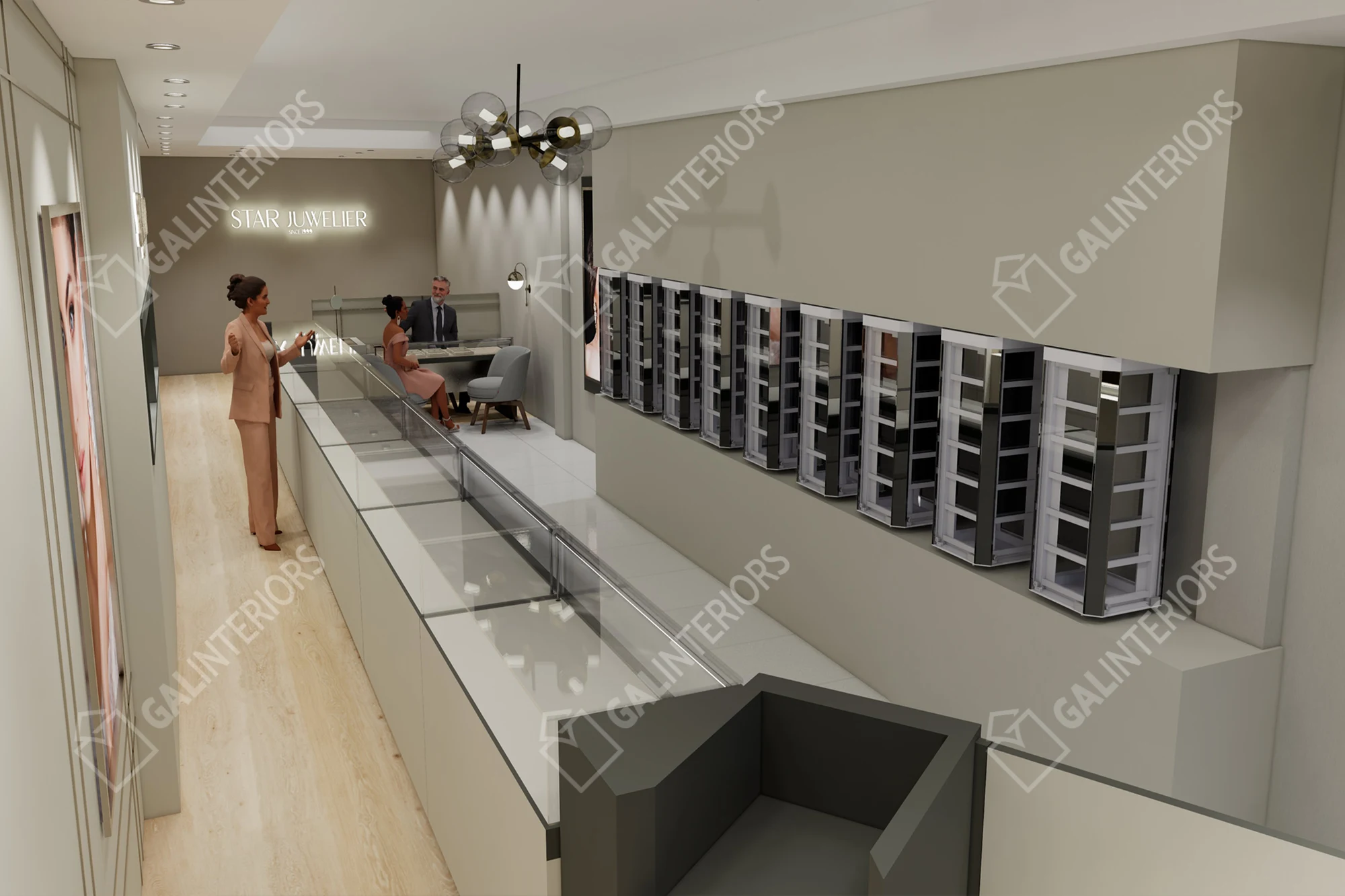 STAR JUWELIER — 3D Interior Visualization by Gal Interiors, photo 16