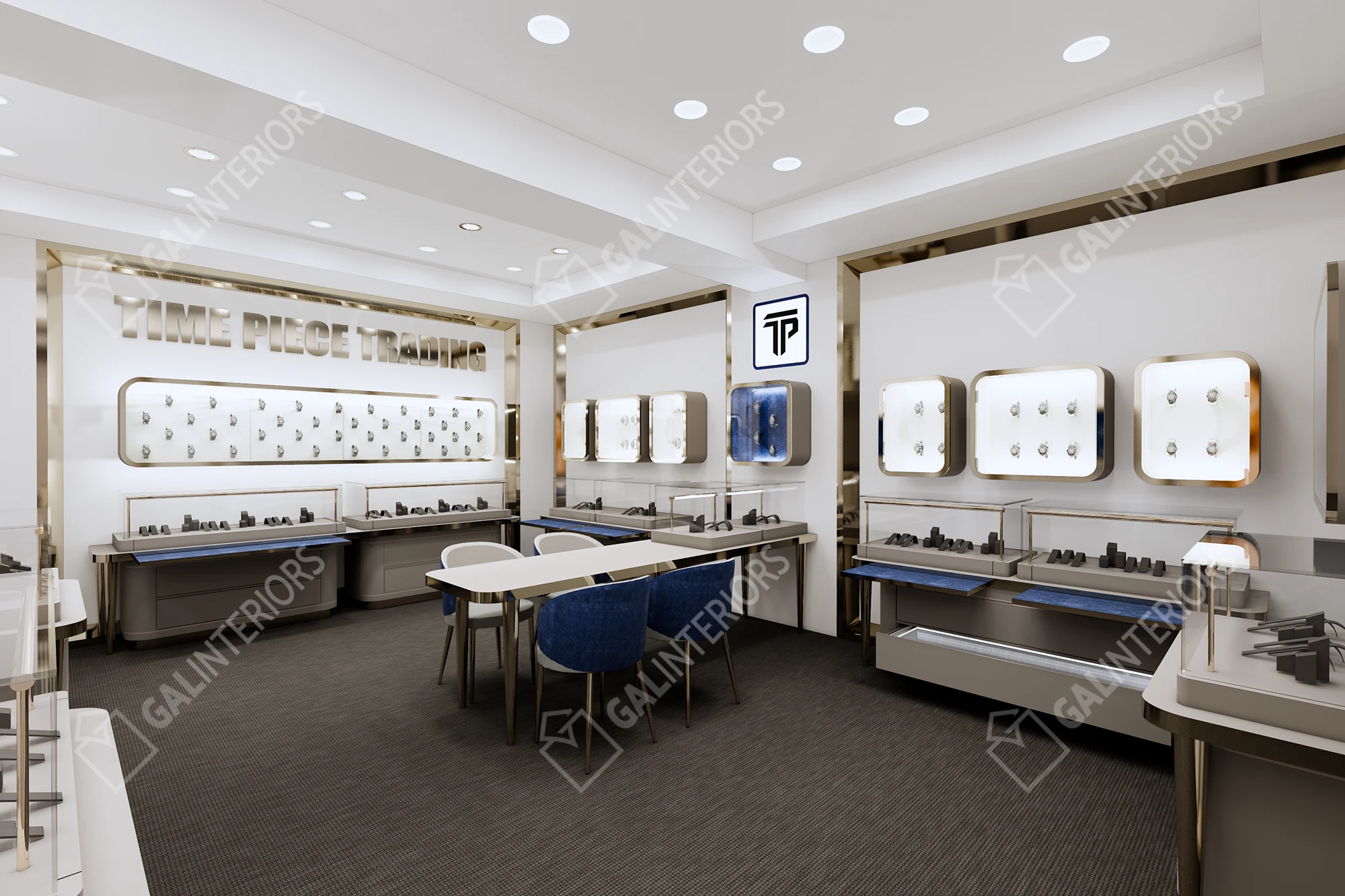 TIME PIECE TRADING — 3D Interior Visualization by Gal Interiors, photo 2