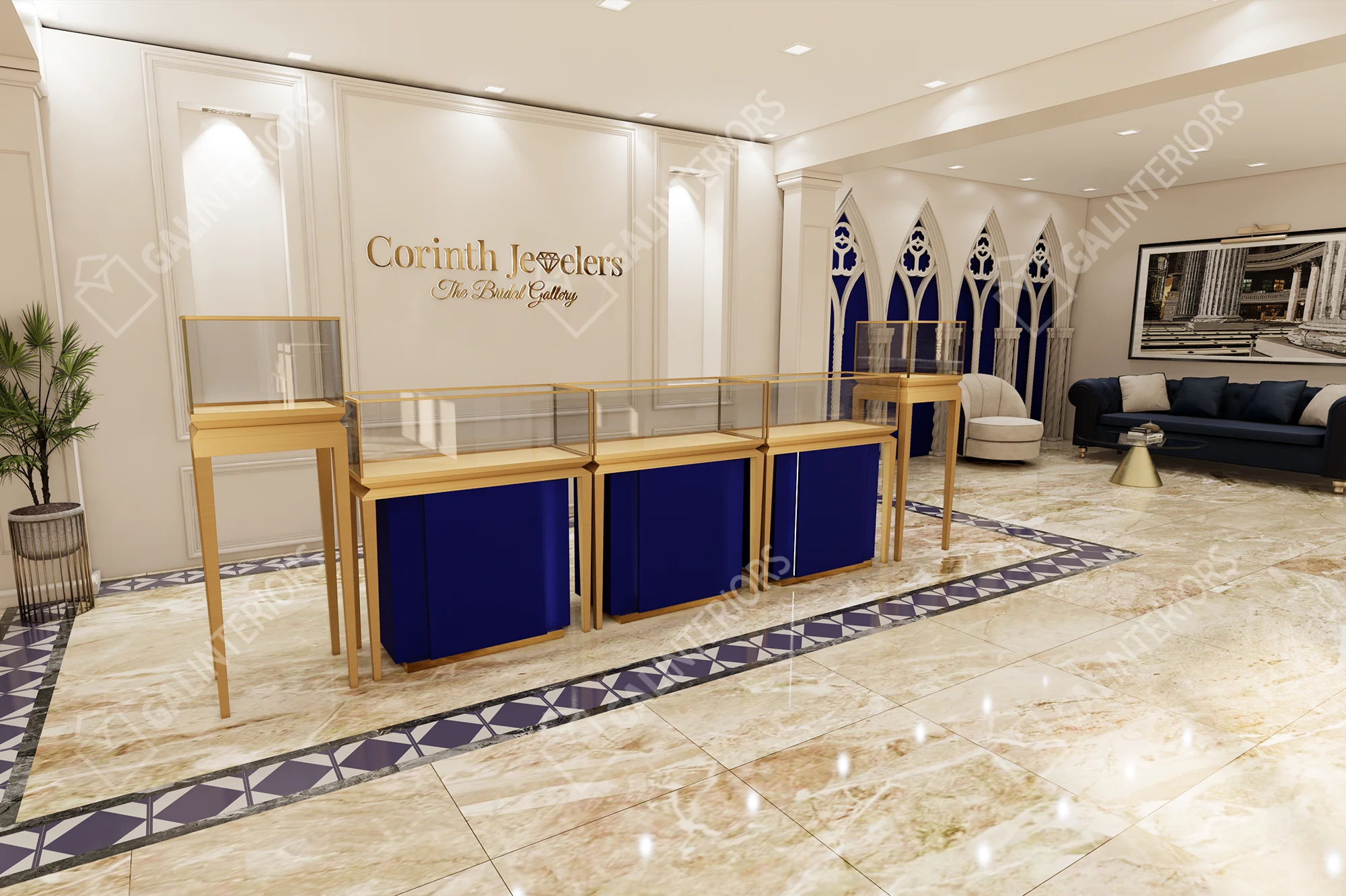 CORINTH JEWELERS — 3D Interior Visualization by Gal Interiors, photo 31