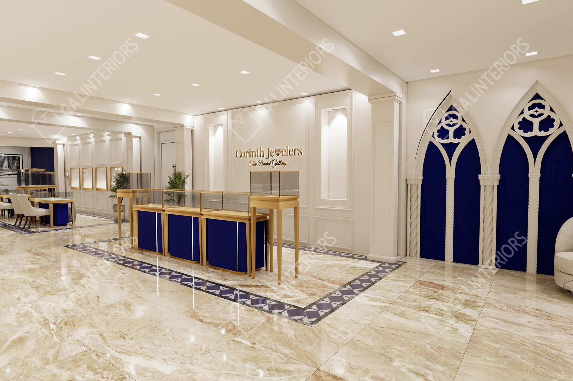 CORINTH JEWELERS — 3D Interior Visualization by Gal Interiors, photo 32