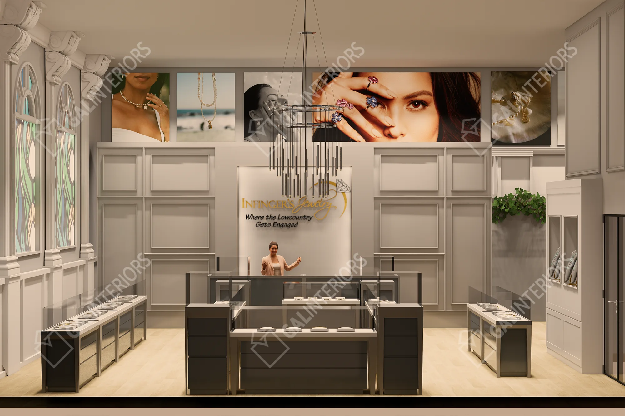 INFINGER JEWELERS — 3D Interior Visualization by Gal Interiors, photo 18