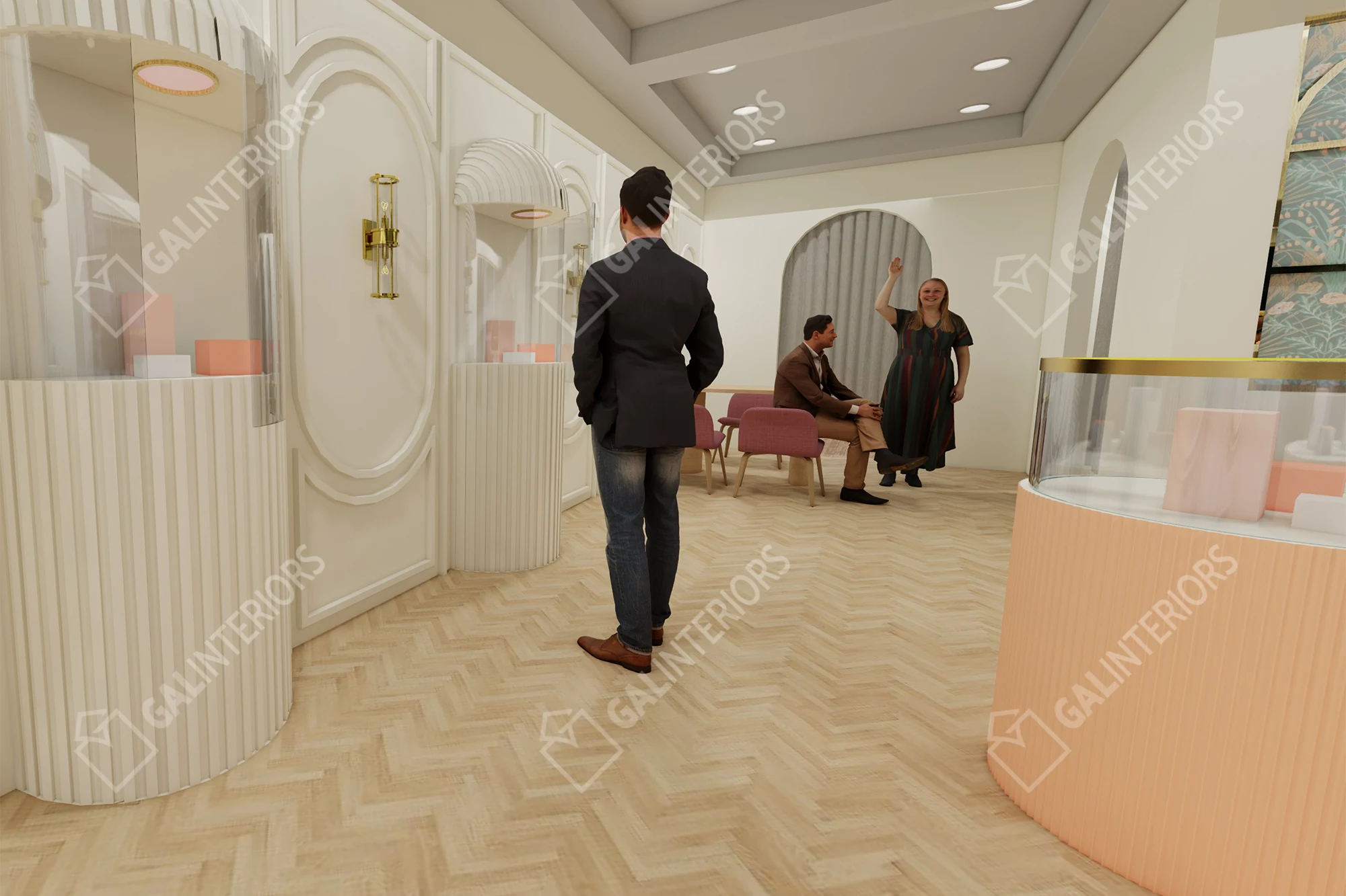 TAYLOR CUSTOM RINGS — 3D Interior Visualization by Gal Interiors, photo 13