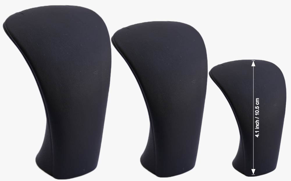 Кожаная подставка для демонстрации колье (высота 4.1") 3