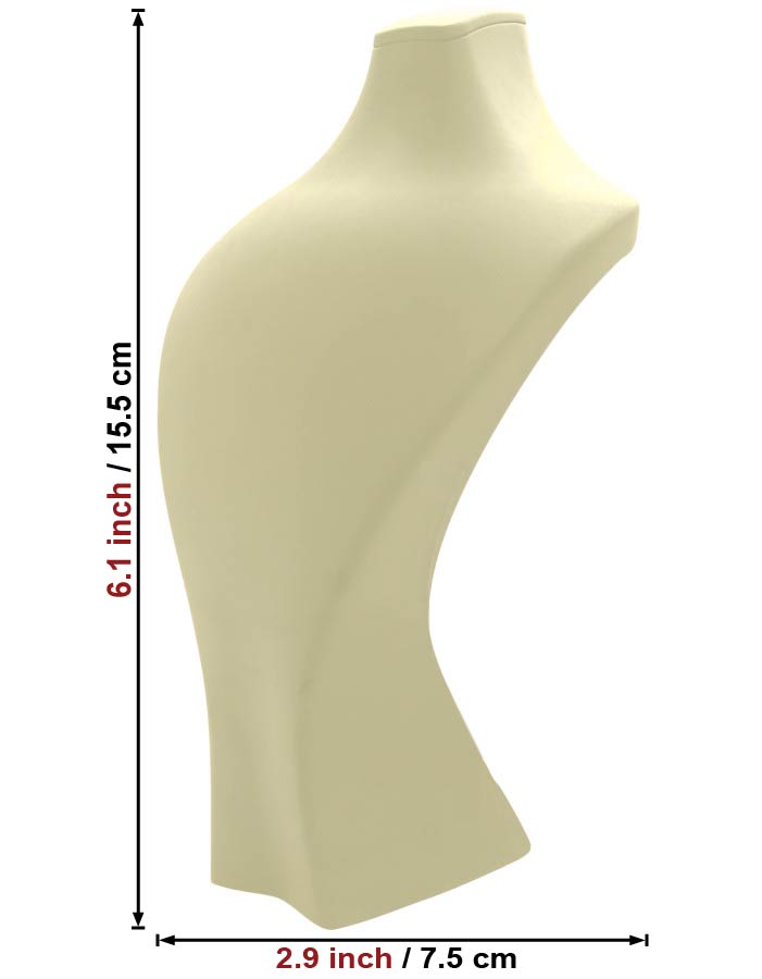 Necklace Bust Organizer (Fred H 6.1") 3