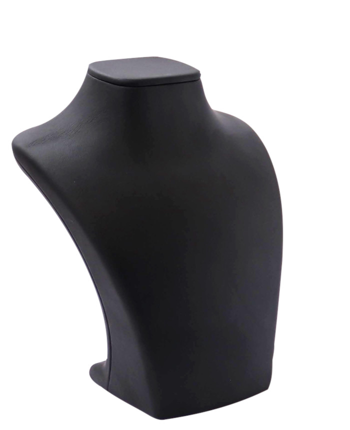 Кожаная подставка для демонстрации ожерелий (Классическая, высота 4.3 дюйма) 5