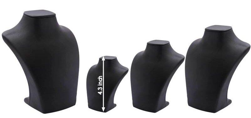 Держатель для украшений: классическая подставка для ожерелий (высота 10,9 см) 4