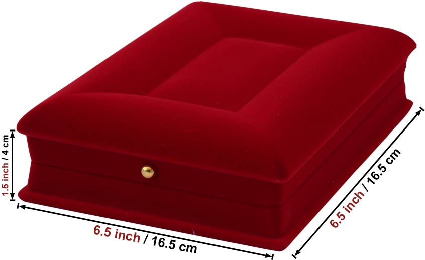 Шкатулка для хранения украшений из бархата (10 штук) 2