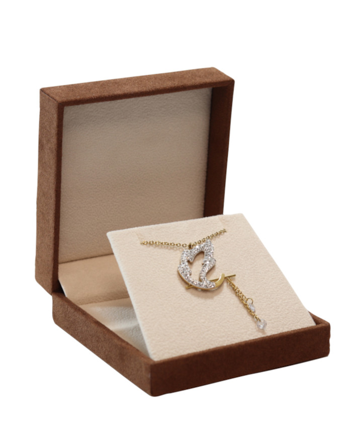 Necklace/Earring Box, Removable Insert & Soft Lining (50 pieces)