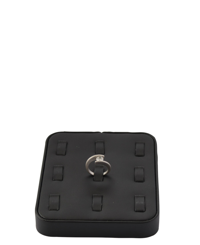 cream (beige) Jewelry ring display stand 9 rings 3