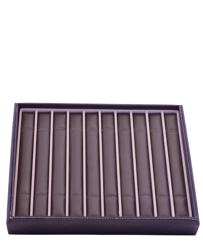 Jewelry leatherette tray for 10 Bracelets